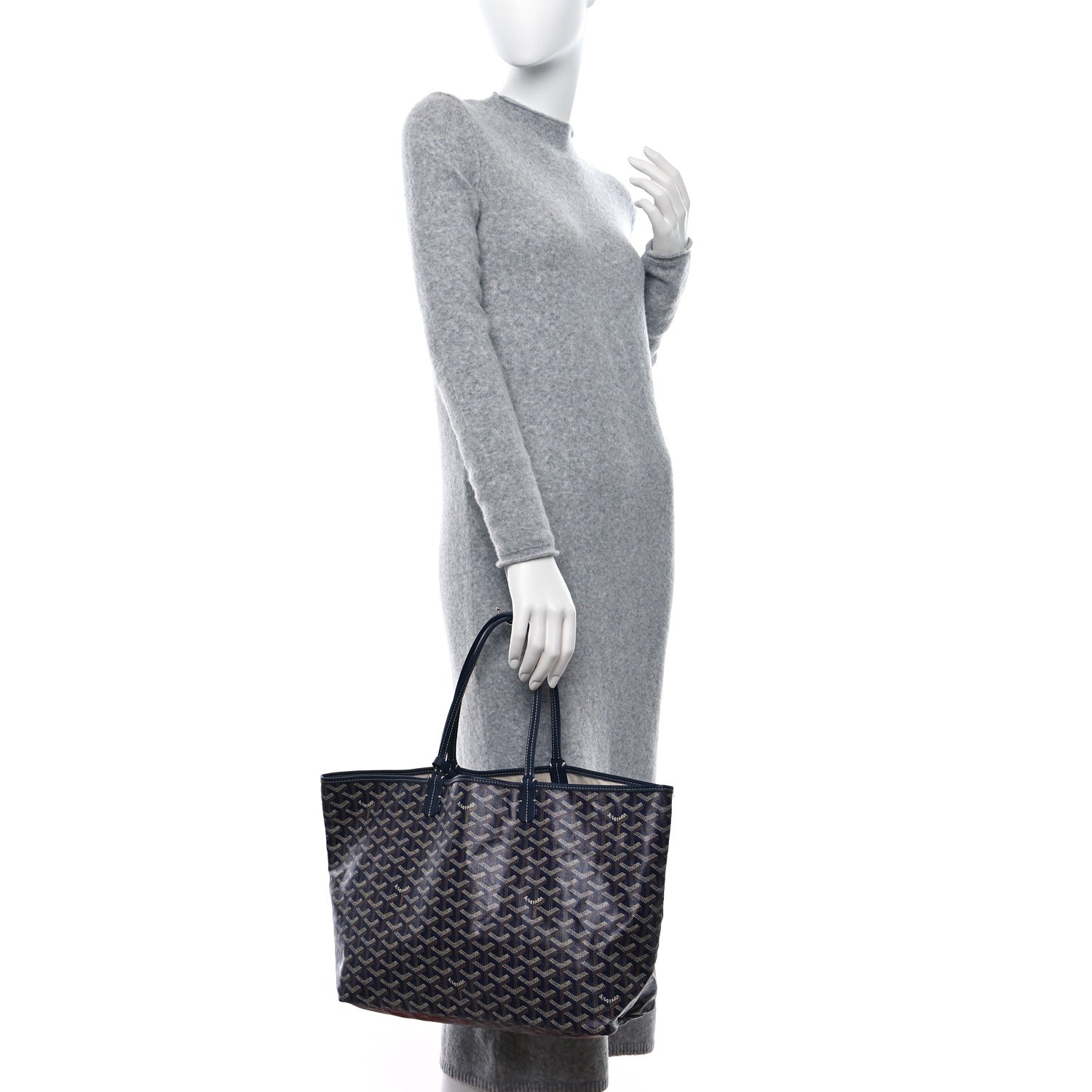 Goyard Goyardine Saint Louis PM Navy 3 of 8