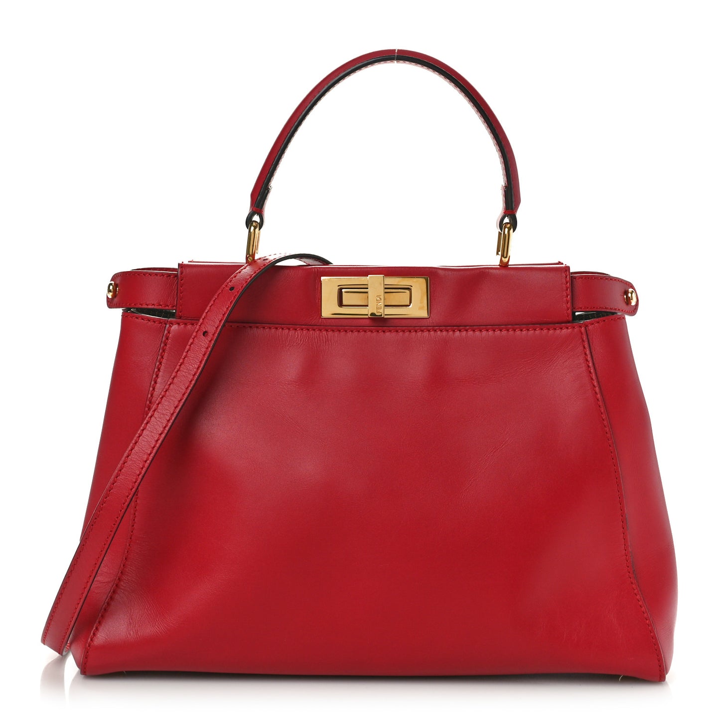 Vitello Morgan Fabric Jacquard Pequin Medium Peekaboo Iconic Satchel Mattone Tobacco Black