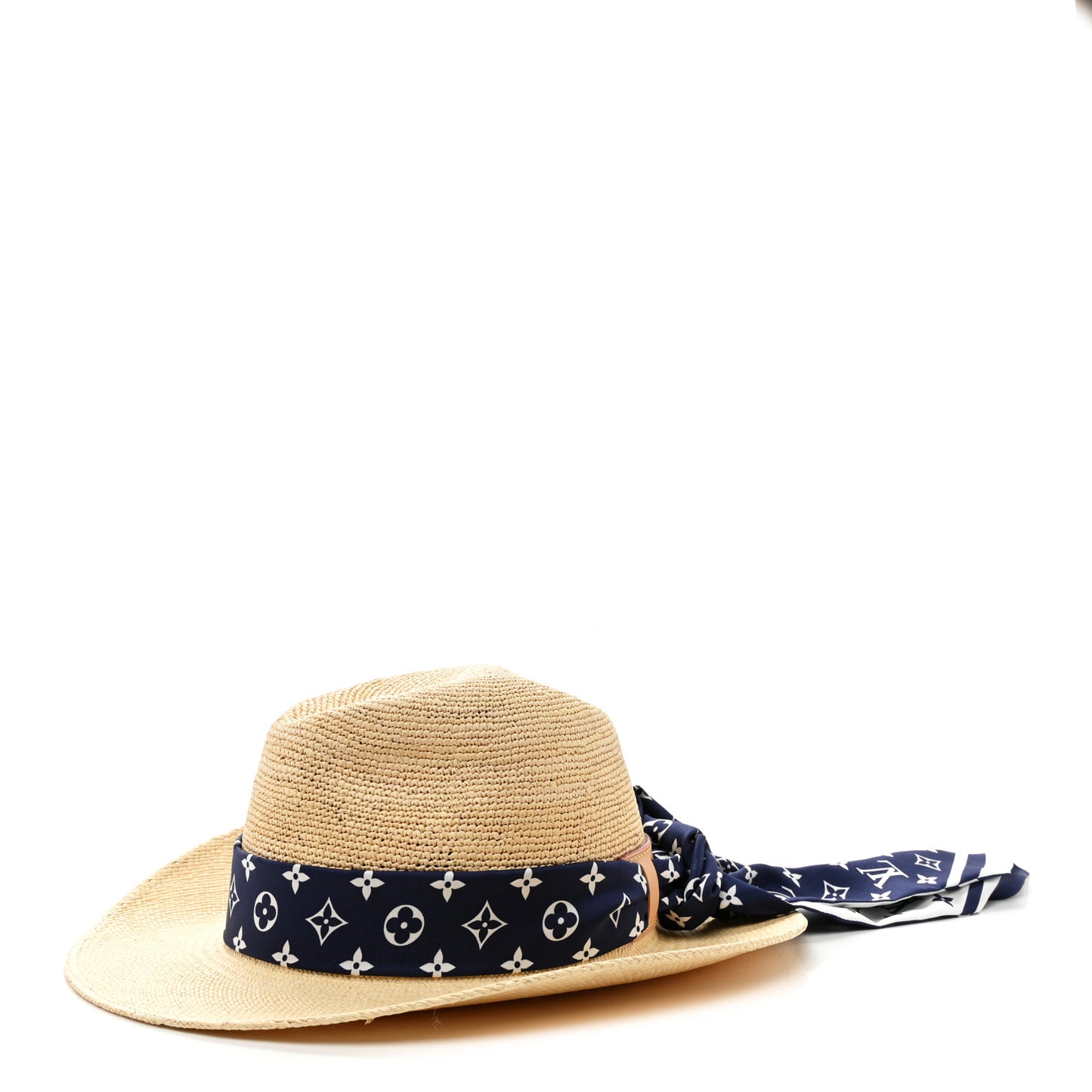 Raffia Panama Fedora M Natural