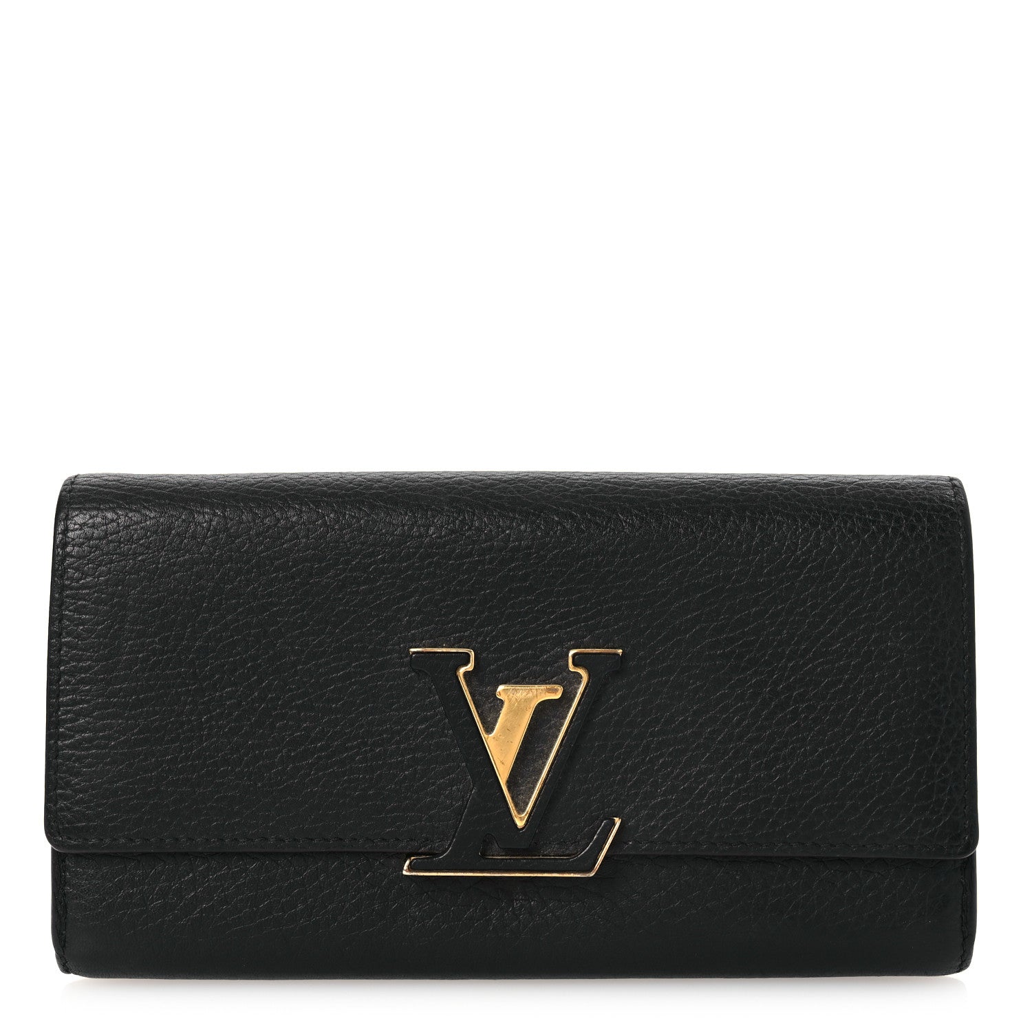 Louis Vuitton Taurillon Capucines Wallet Black 1 of 10