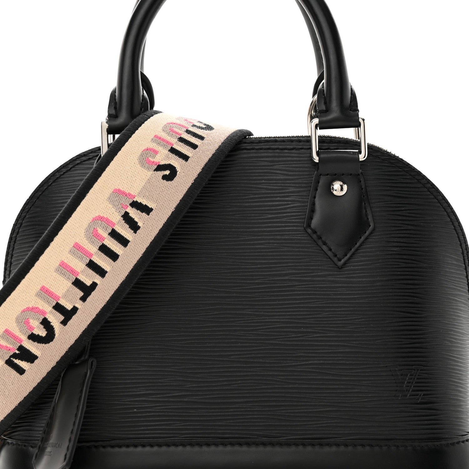 Louis Vuitton Epi Jacquard Alma BB Black 7 of 16