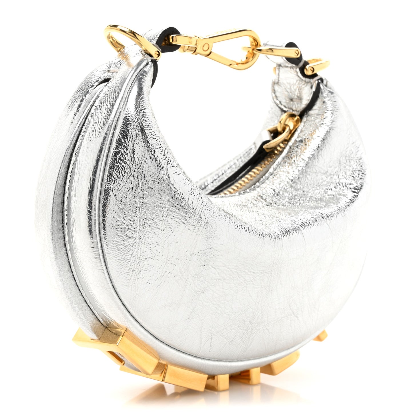 Rock Millenium Nano Fendigraphy Hobo Charm Argento
