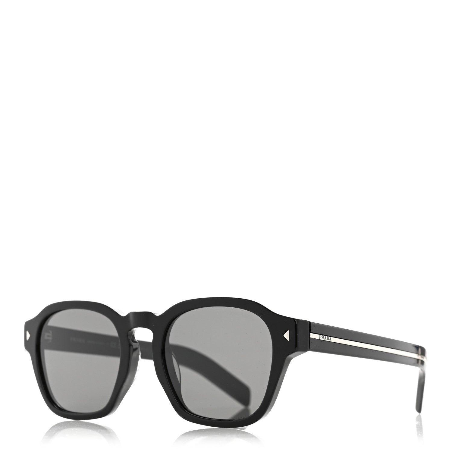 Prada Acetate Sunglasses SPR A16-F Black 1745053 – FASHIONPHILE