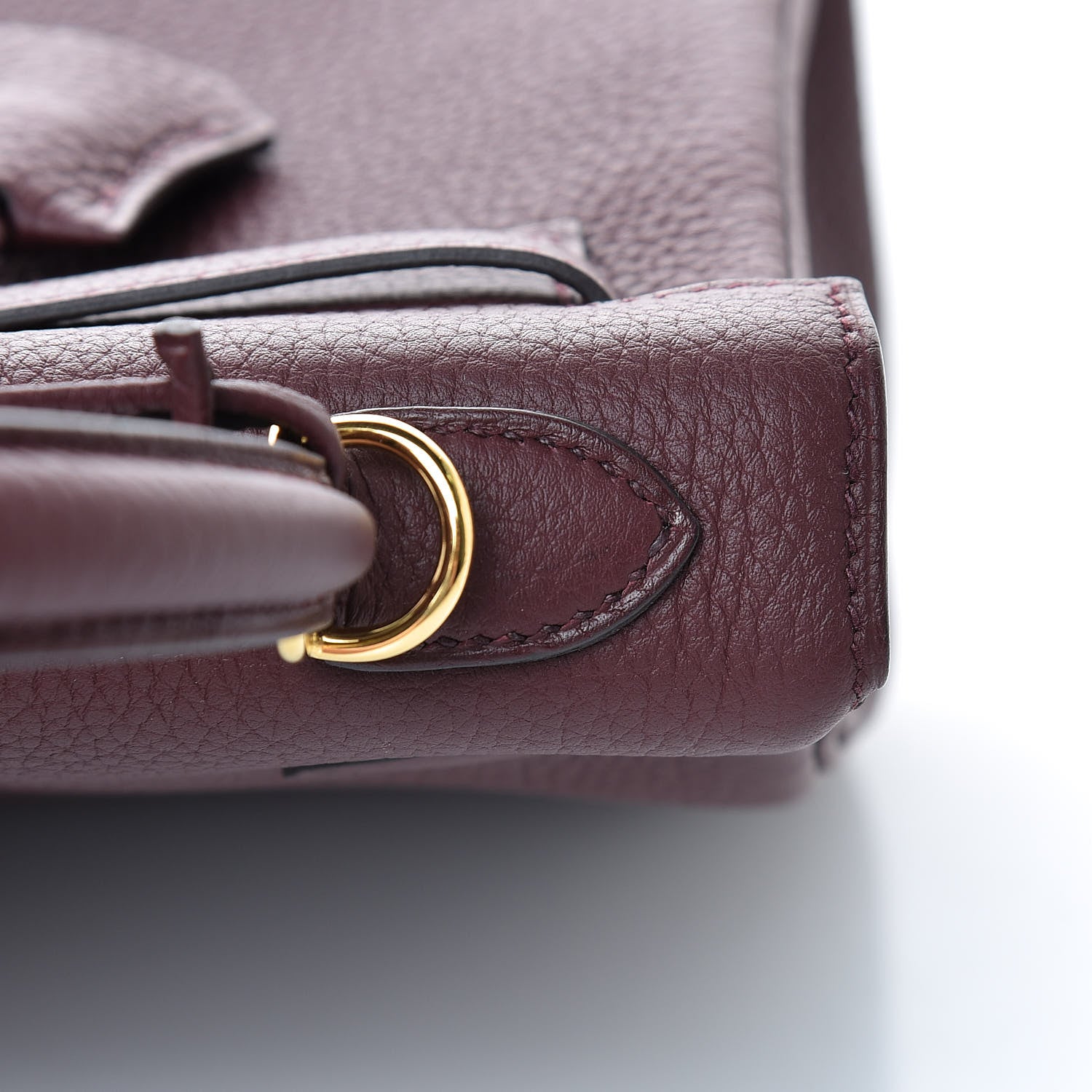 Hermes Togo Kelly Retourne 25 Bordeaux 9 of 40