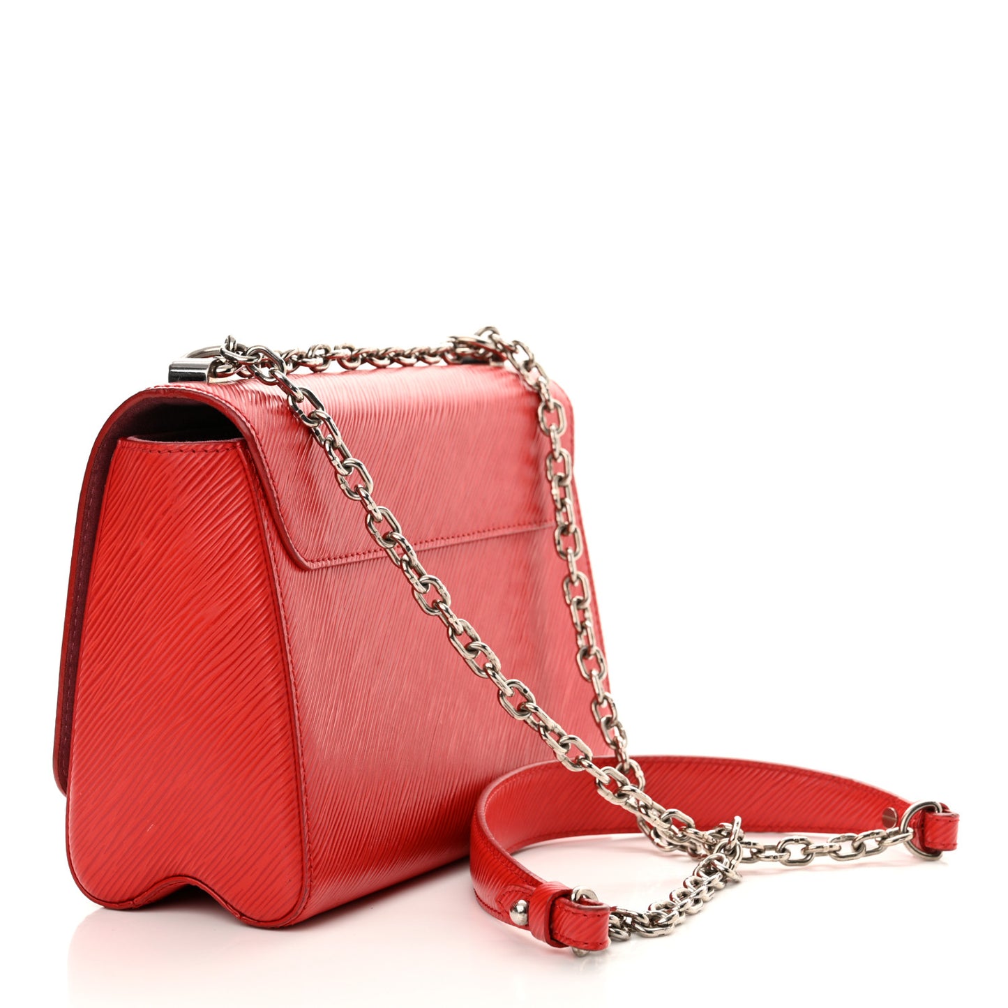 Epi Twist Shoulder Bag MM Coquelicot