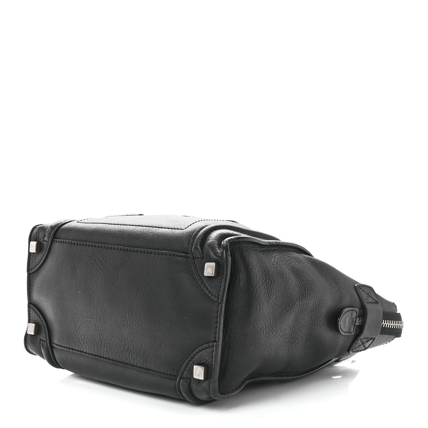 Celine Smooth Calfskin Micro Luggage Black 10 of 12