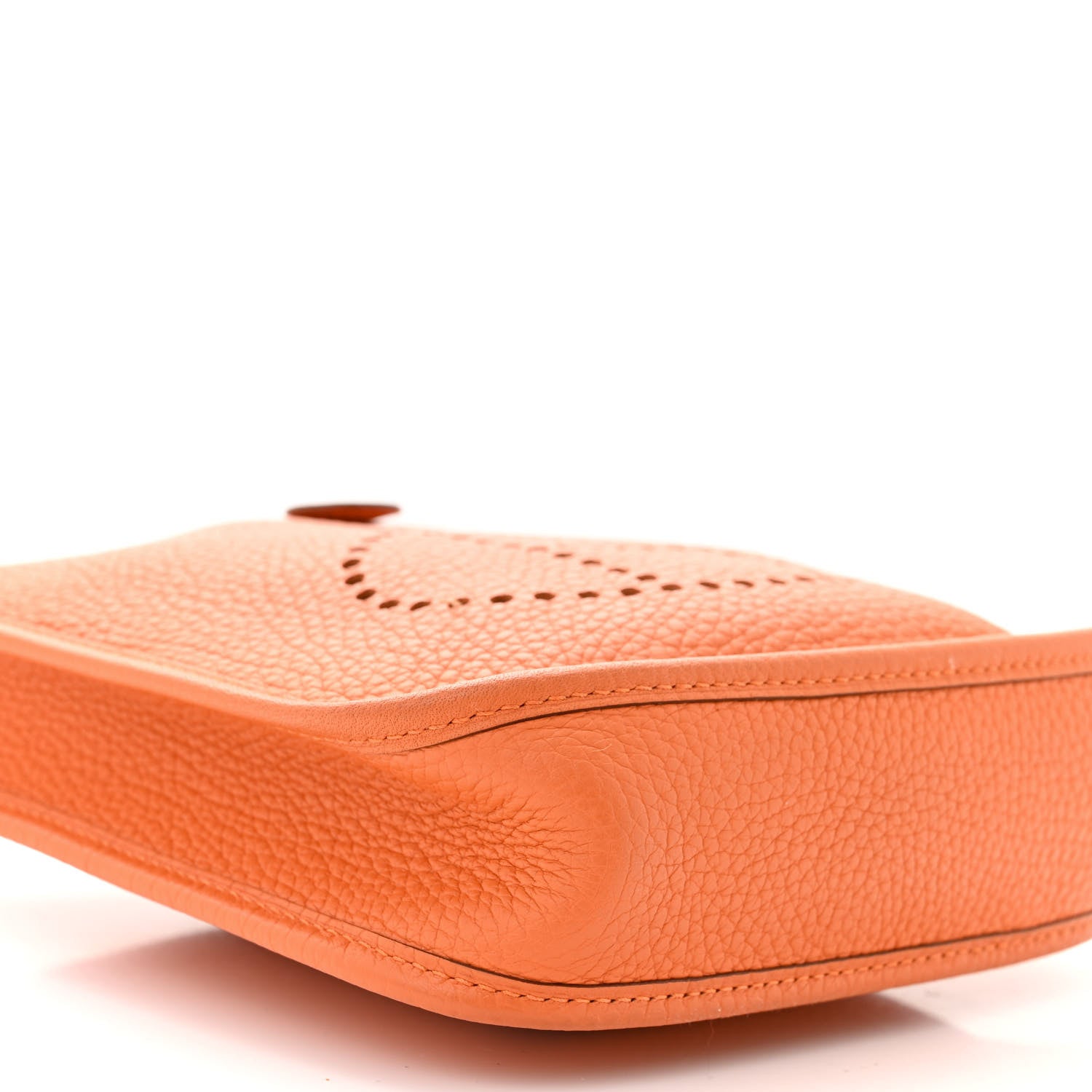 Hermes Taurillon Clemence Amazone Evelyne TPM Orange Peony 9 of 11