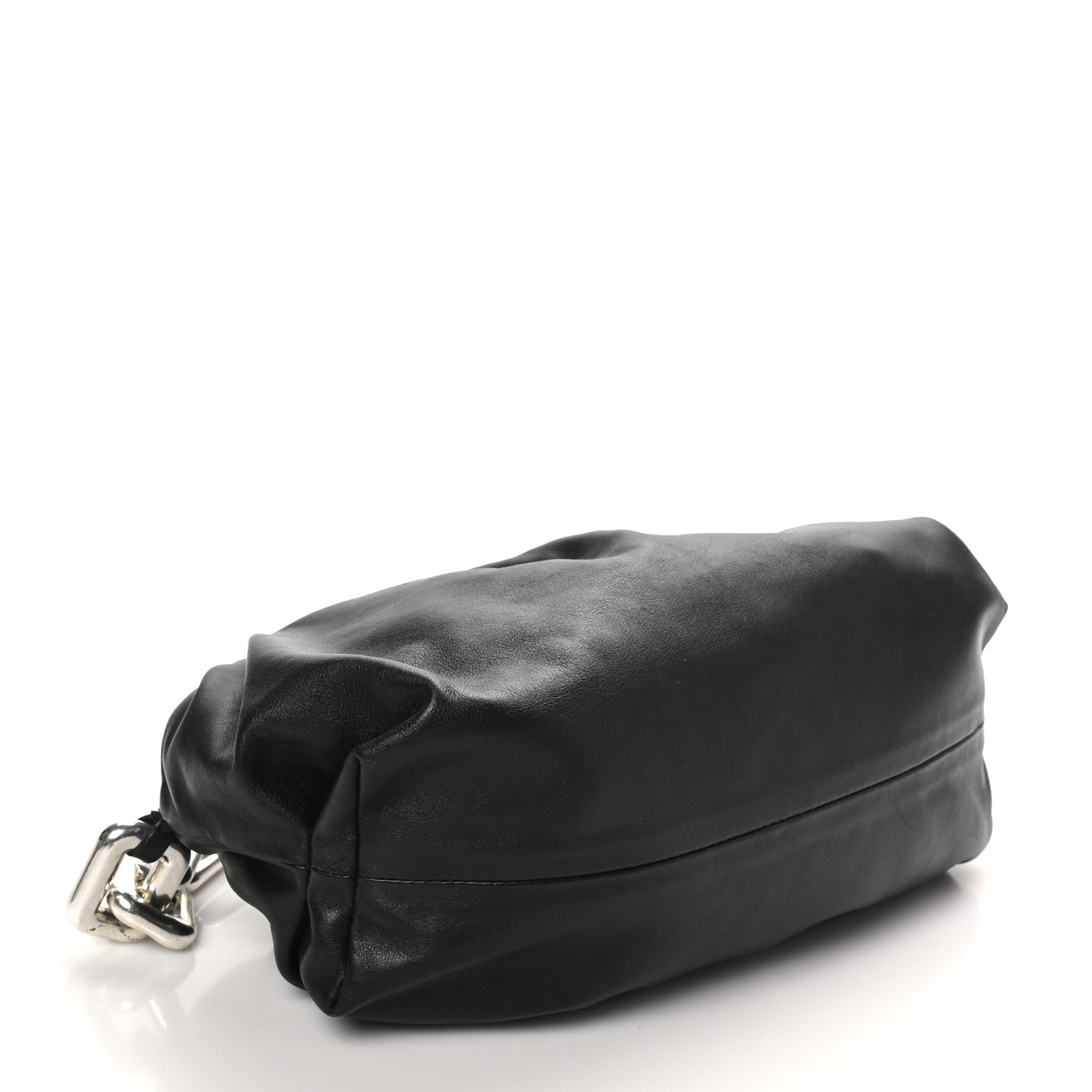 Bottega Veneta Calfskin The Pouch Chain Black 4 of 11