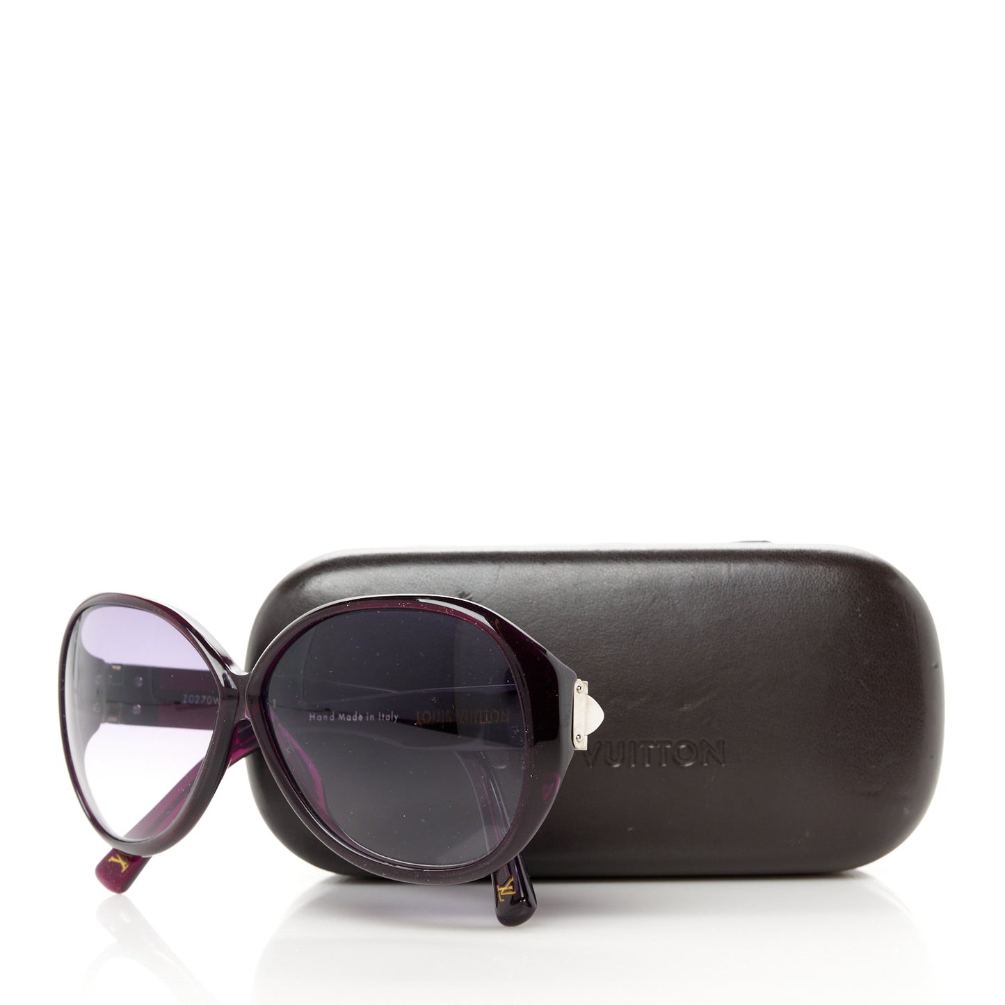 Acetate Oversized Sunglasses Z0270W Purple Glitter