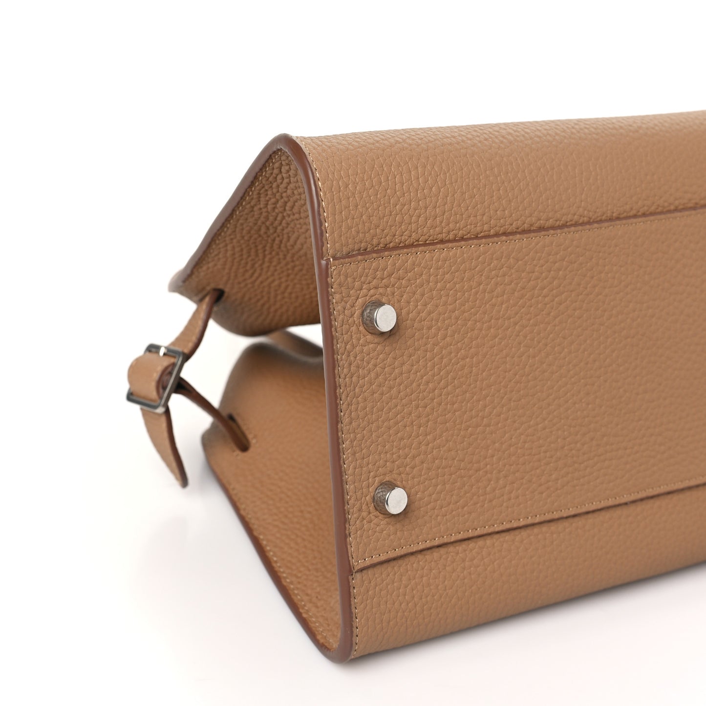 Grained Calfskin EW Margaux Taupe