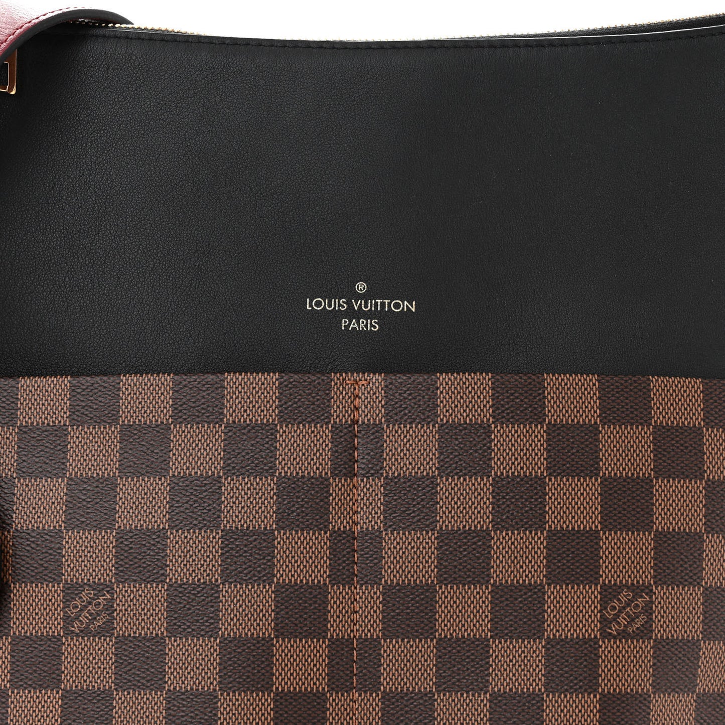 Damier Ebene Calfskin Maida Black