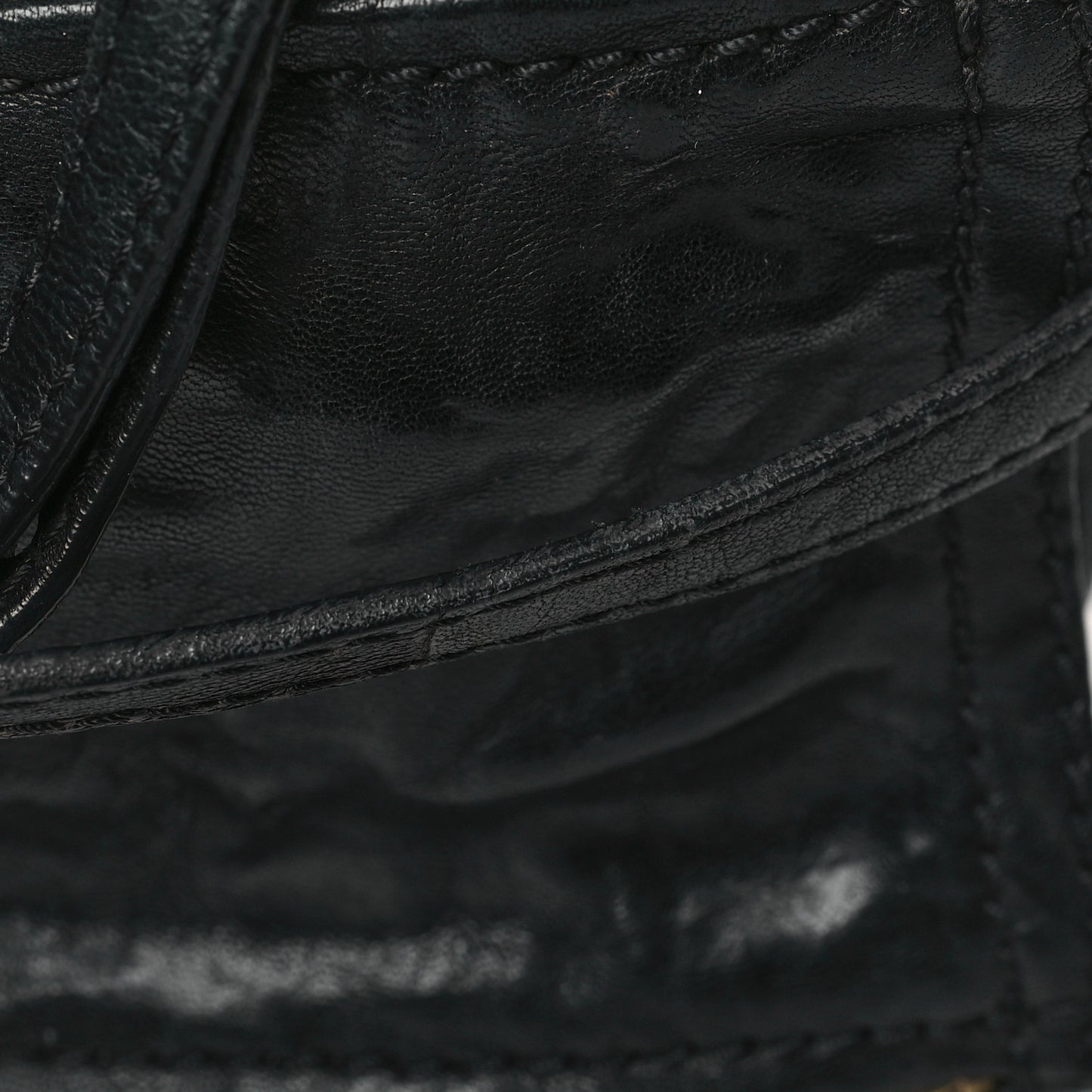 Tumbled Sheepskin Mini Pandora Black