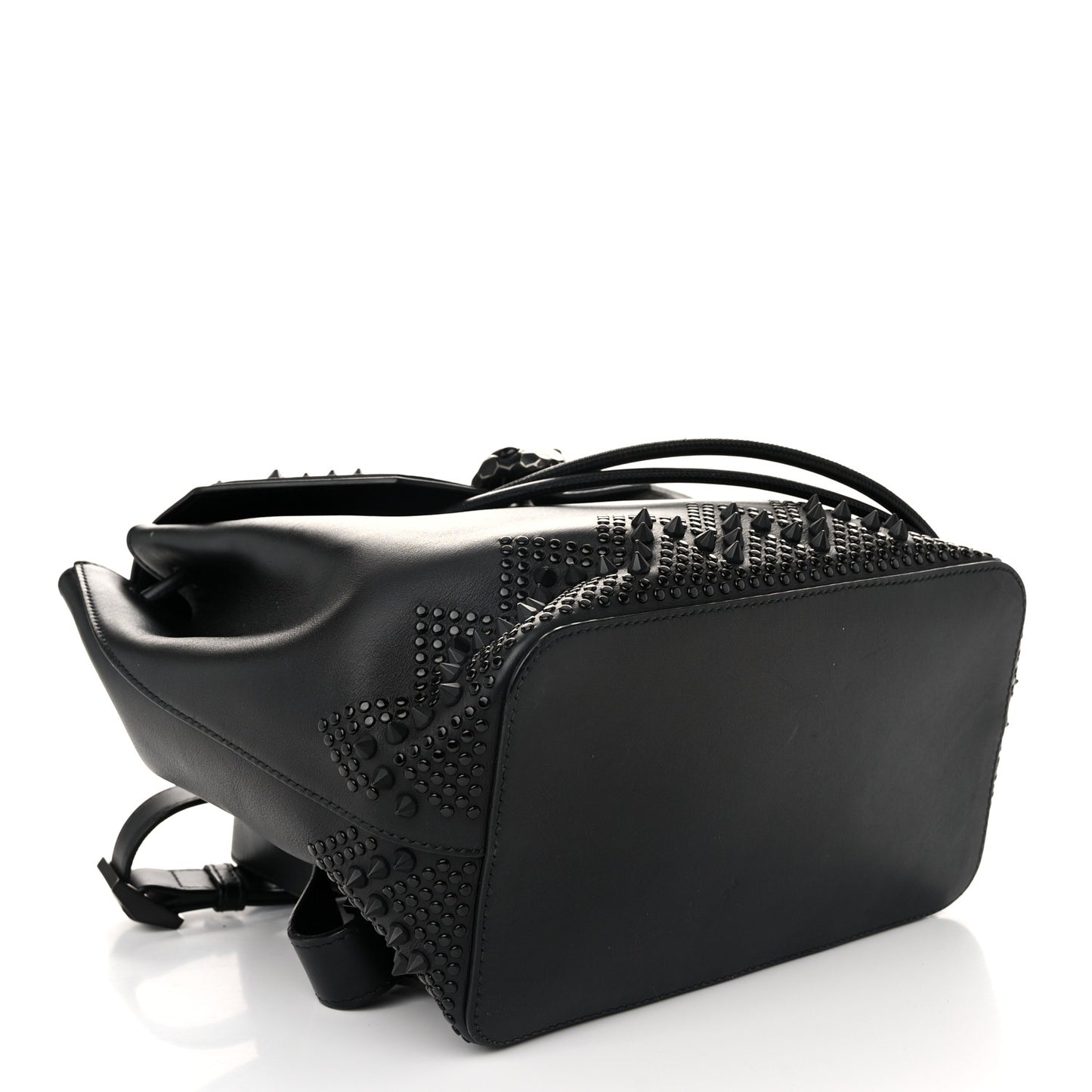 X NICHOLAS KIRKWOOD Calfskin Studded Serpenti Forever Backpack Black