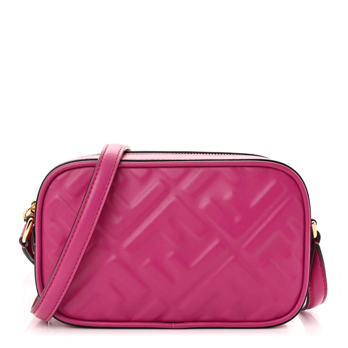 Vitello Epoque FF Embossed Camera Case Ciclamino Pilar