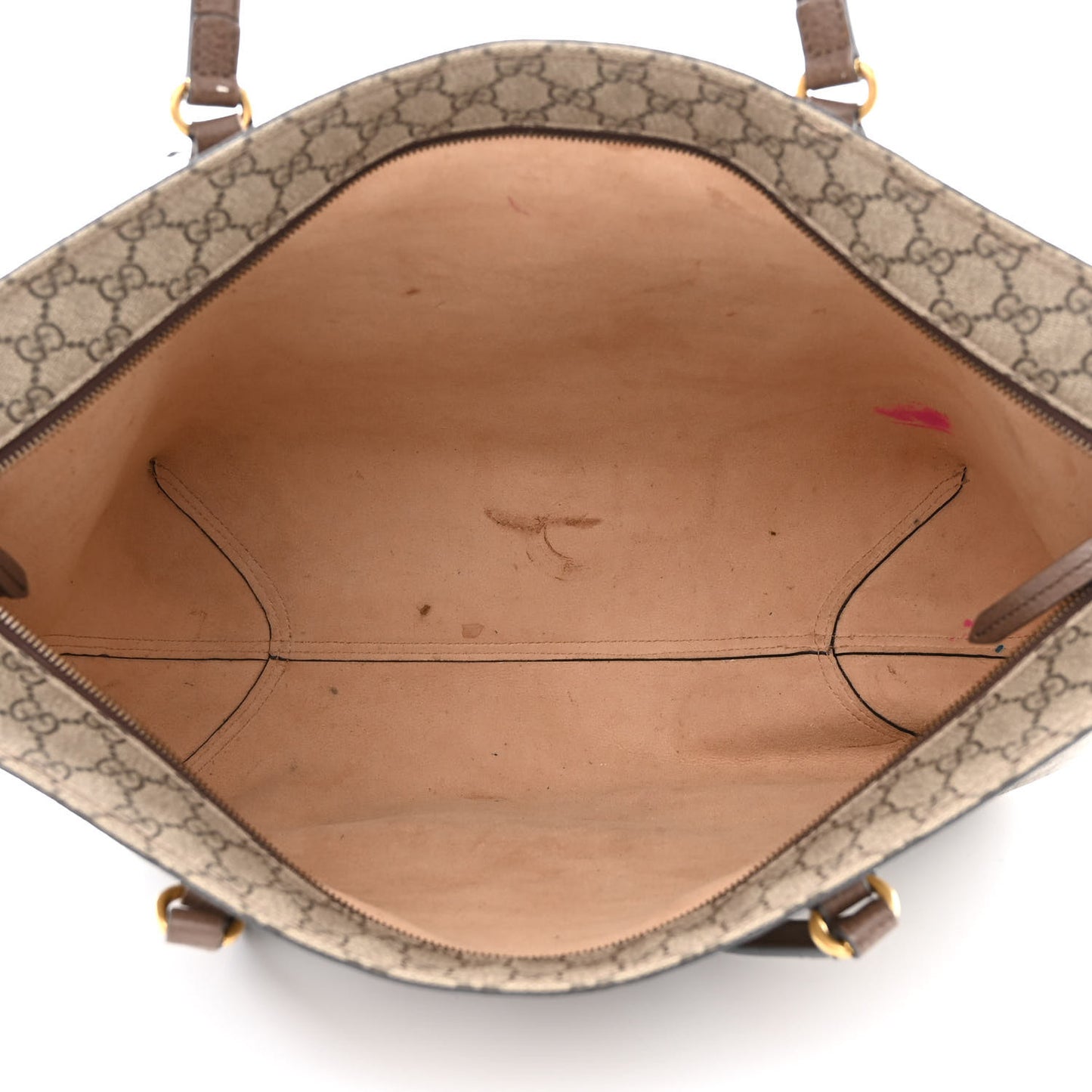 GG Supreme Monogram Medium Ophidia Shopping Tote Ebony