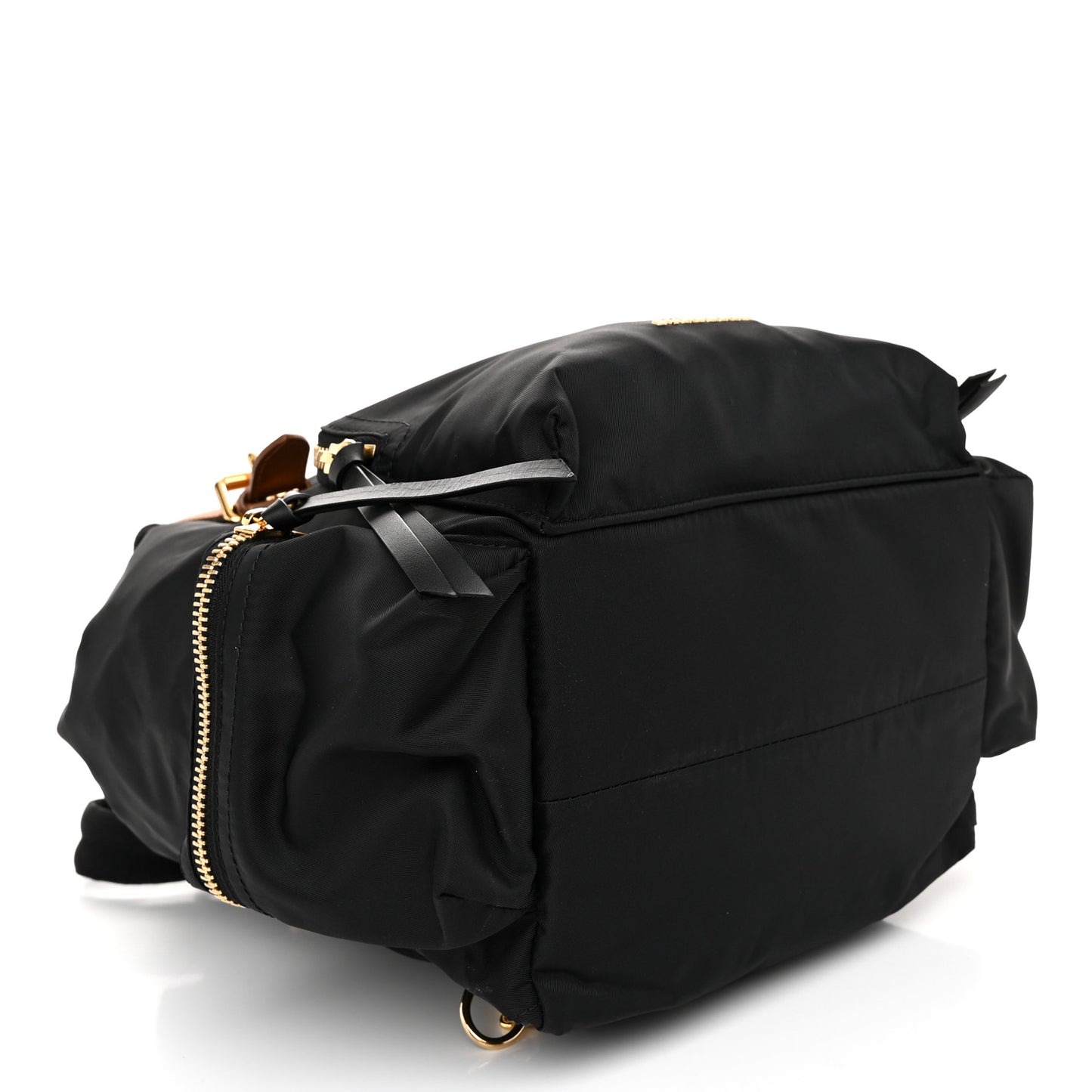 Nylon Medium Rucksack Backpack Black