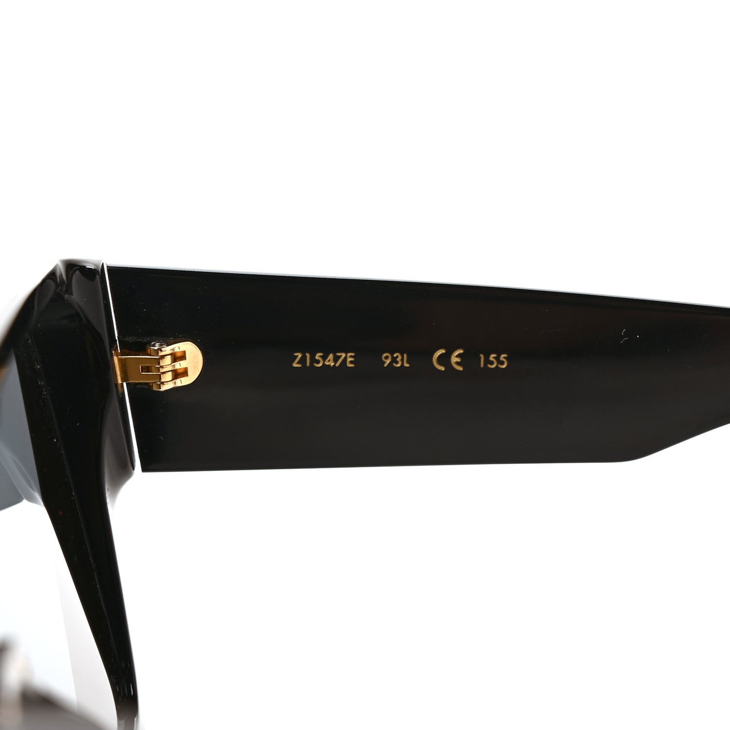 Acetate Swarovski Crystal Cyclone Sunglasses Z1547E Black