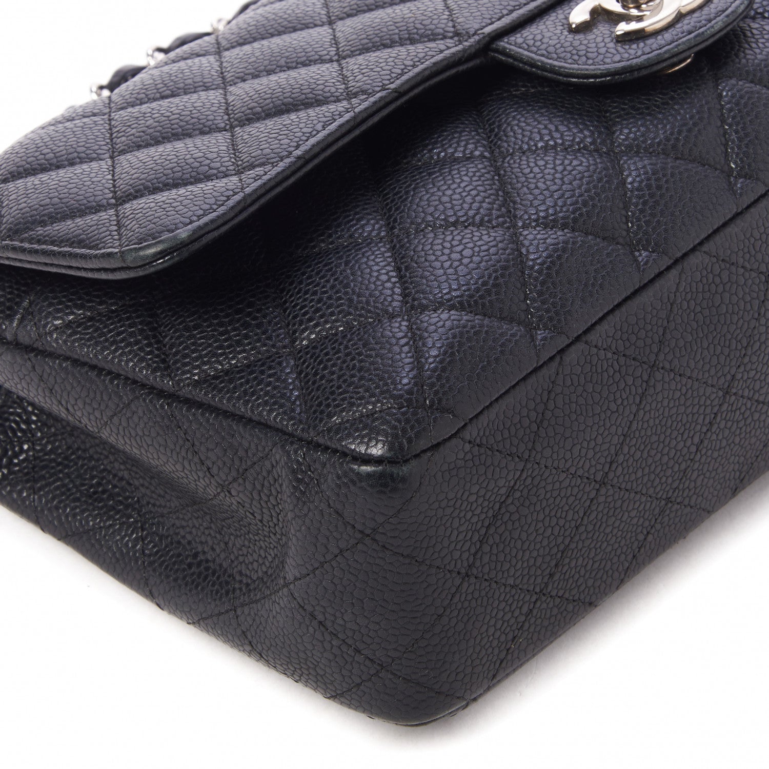 Chanel Caviar Quilted Medium Double Flap Black 6 of 9