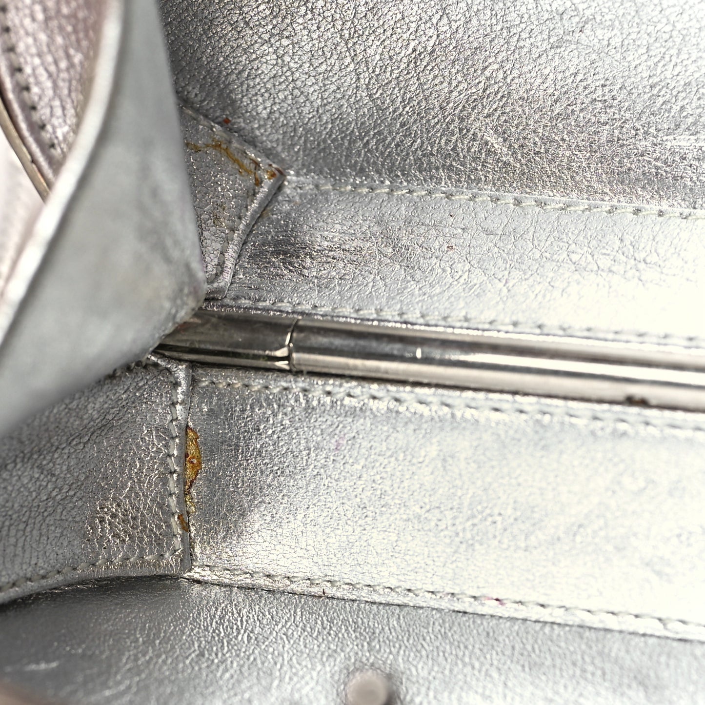 Swarovski Crystal Minaudiere Clutch Silver