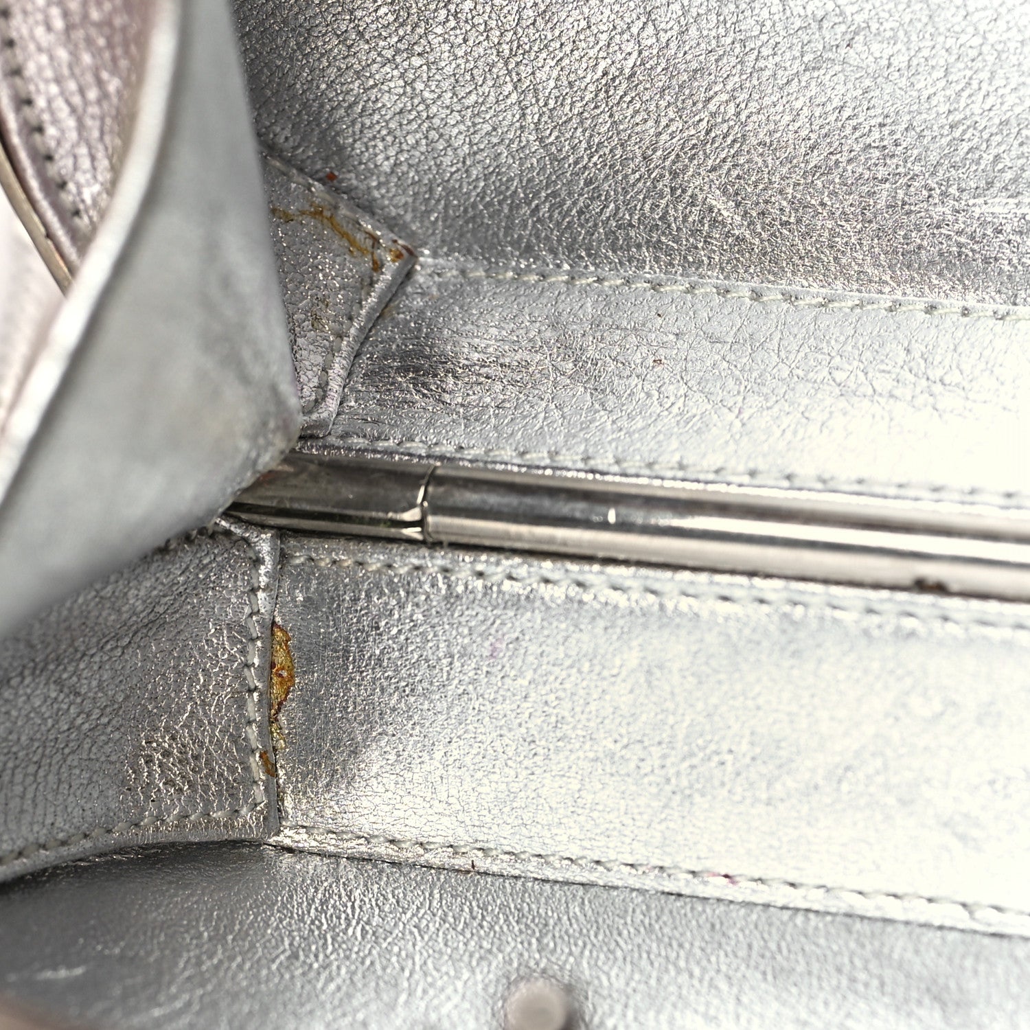 Judith Leiber Swarovski Crystal Minaudiere Clutch Silver 9 of 10