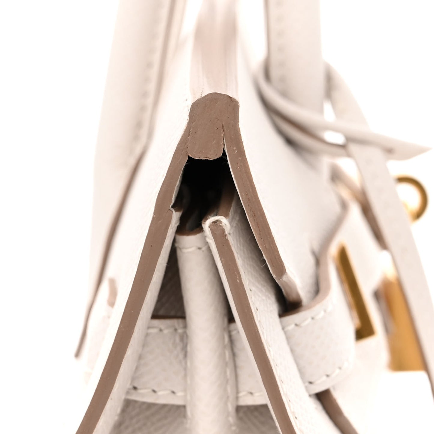 Epsom Birkin Sellier 25 Gris Pale