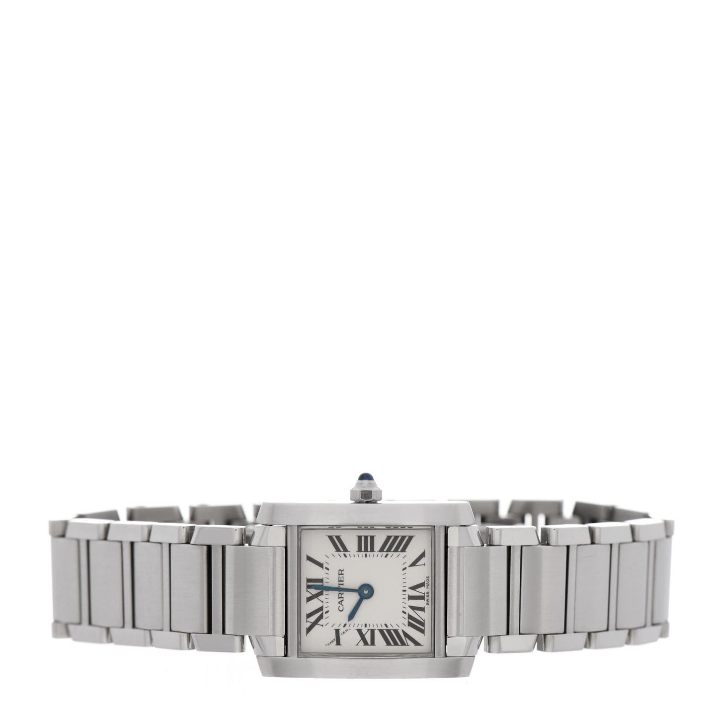Stainless Steel 20mm Tank Francaise Quartz Watch