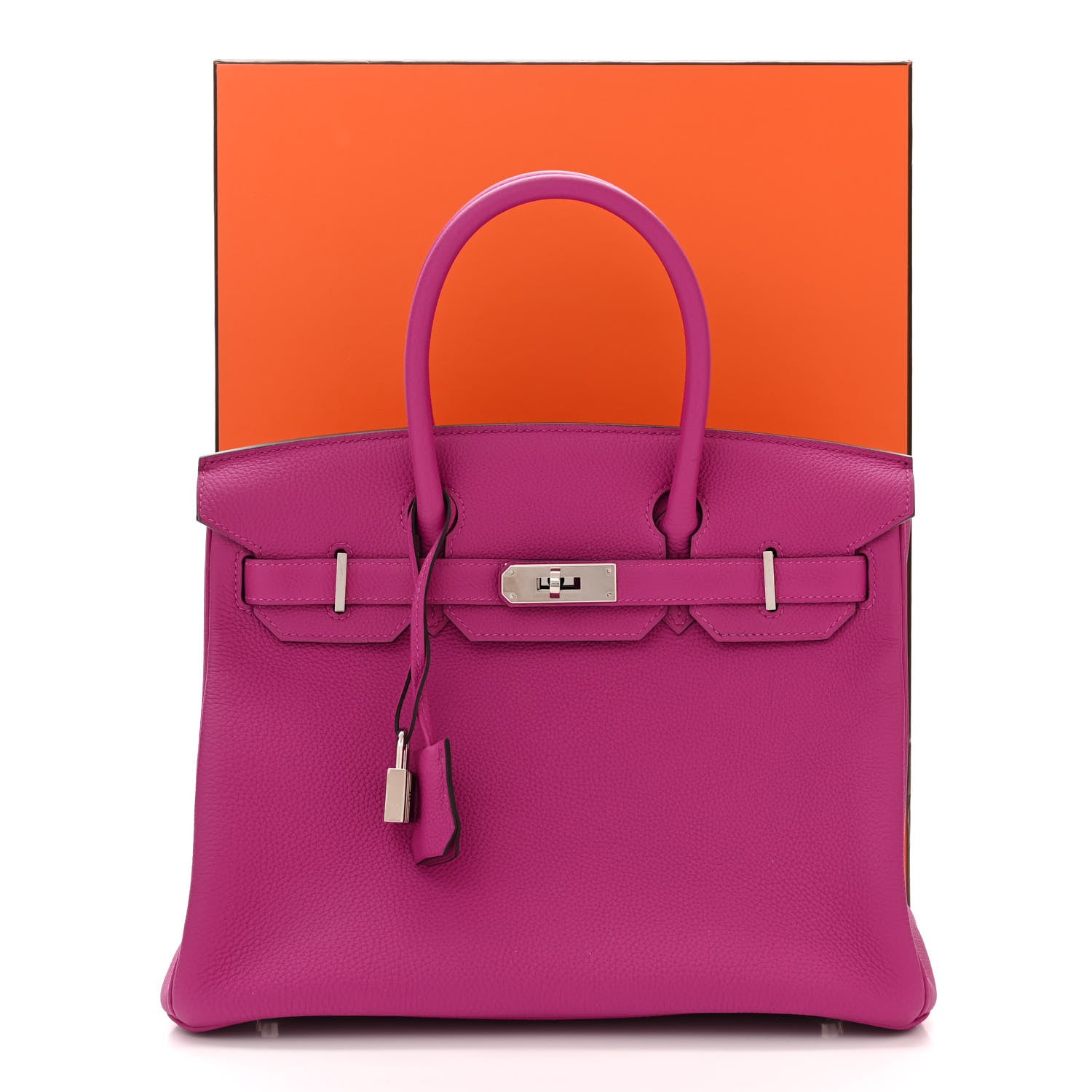 Hermes Togo Birkin 30 Rose Pourpre 11 of 11