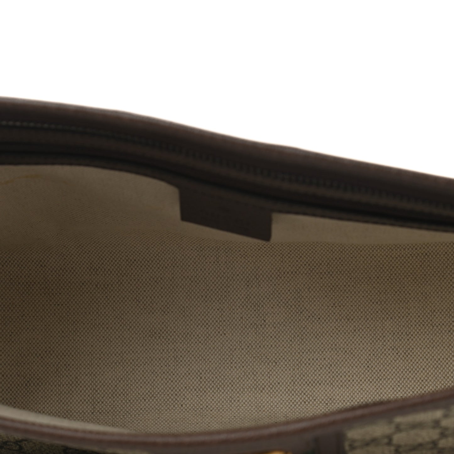 GG Supreme Monogram Web Toiletry Case Brown