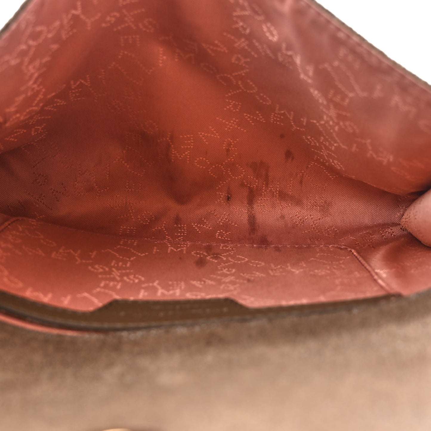 Shaggy Deer Falabella Mini Crossbody Bag Brown