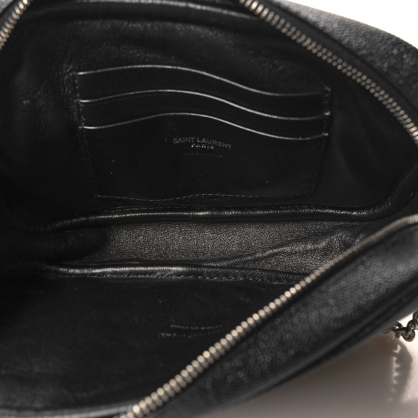 Grain De Poudre Matelasse Monogram Mini Lou Camera Bag Black