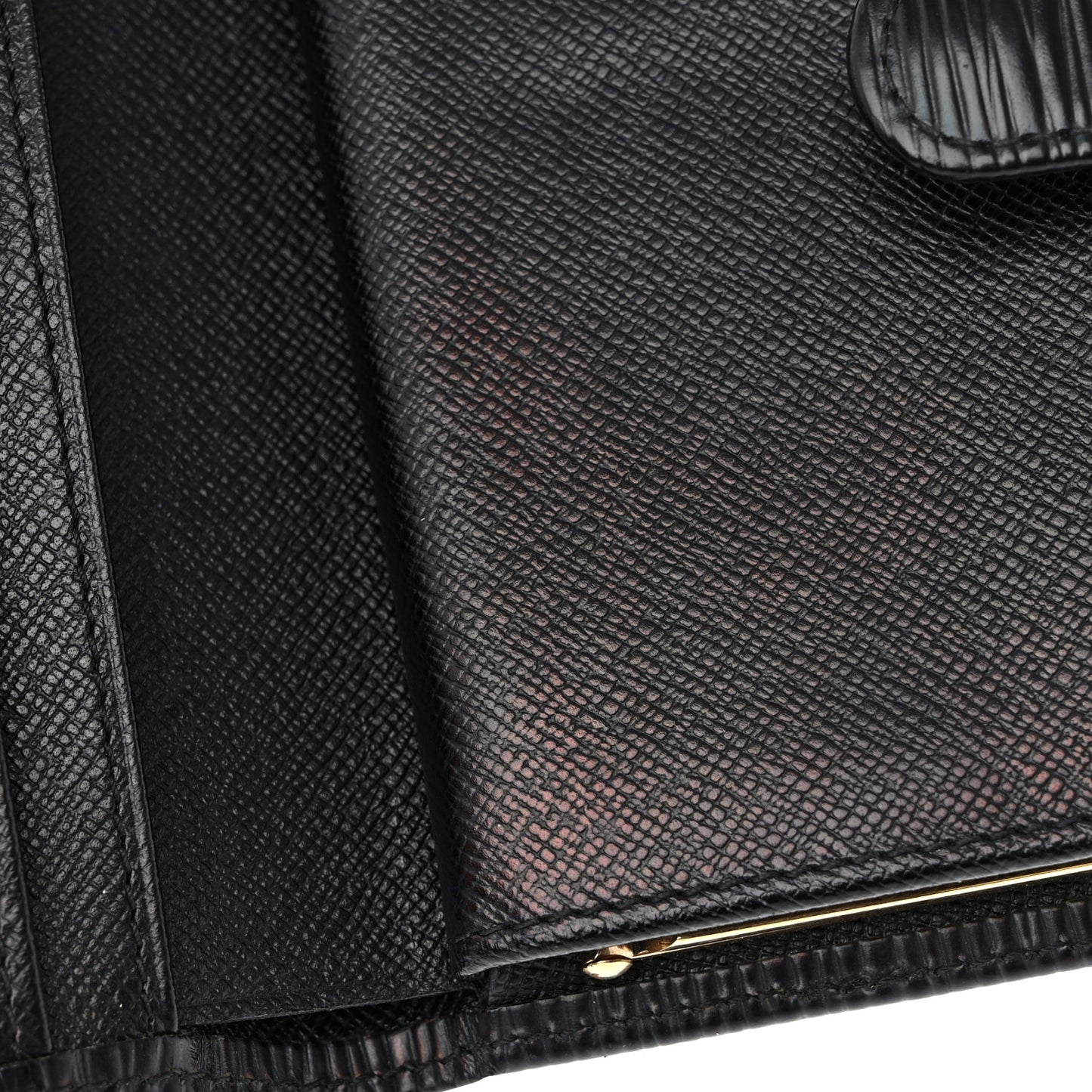 Epi French Purse Wallet Black