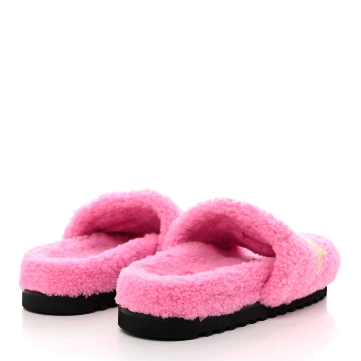 Shearling Paseo Flat Comfort Mule 40 Pink