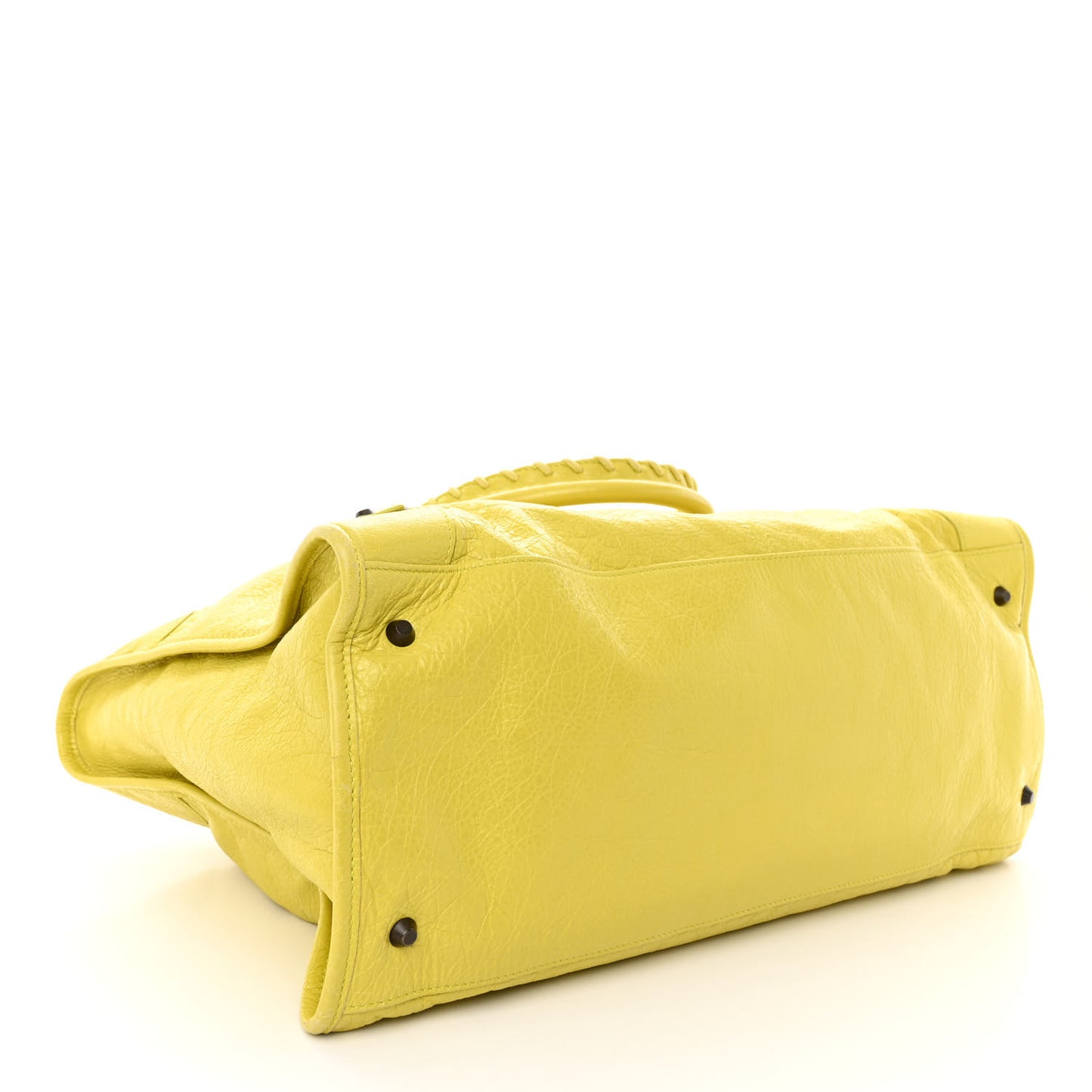 Agneau Classic Hardware Work Jaune Poussin