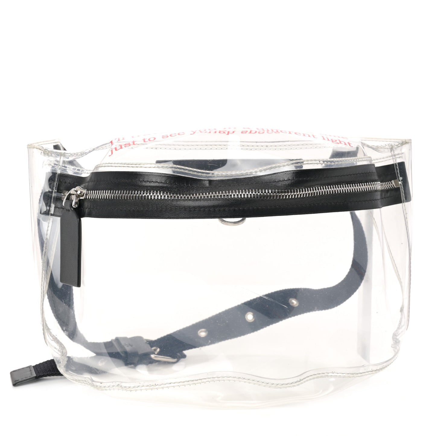 PVC VLTN Belt Bag Black