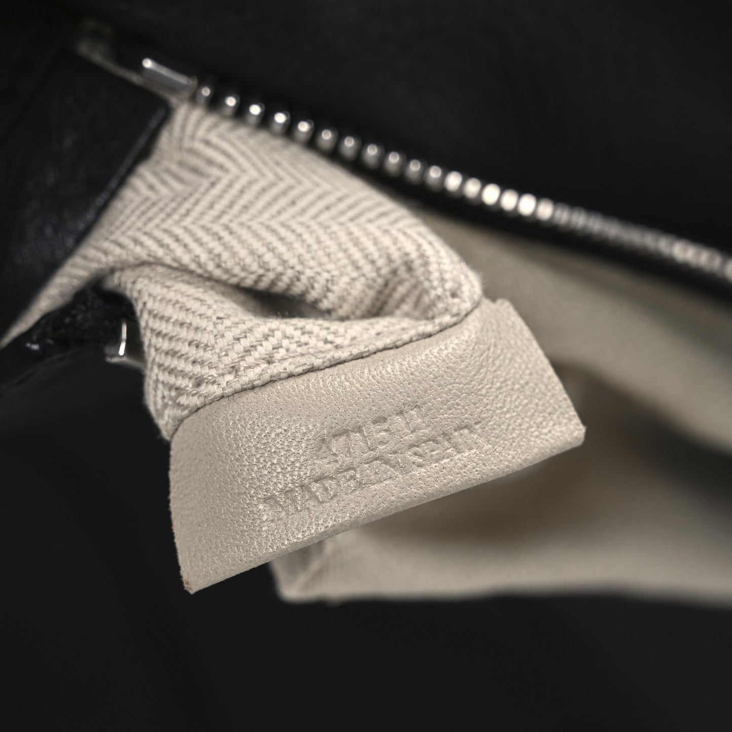 Calfskin Small Puzzle Bag Black