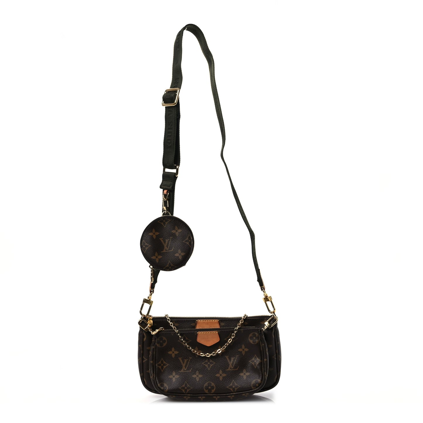 Monogram Multi Pochette Accessories Kaki