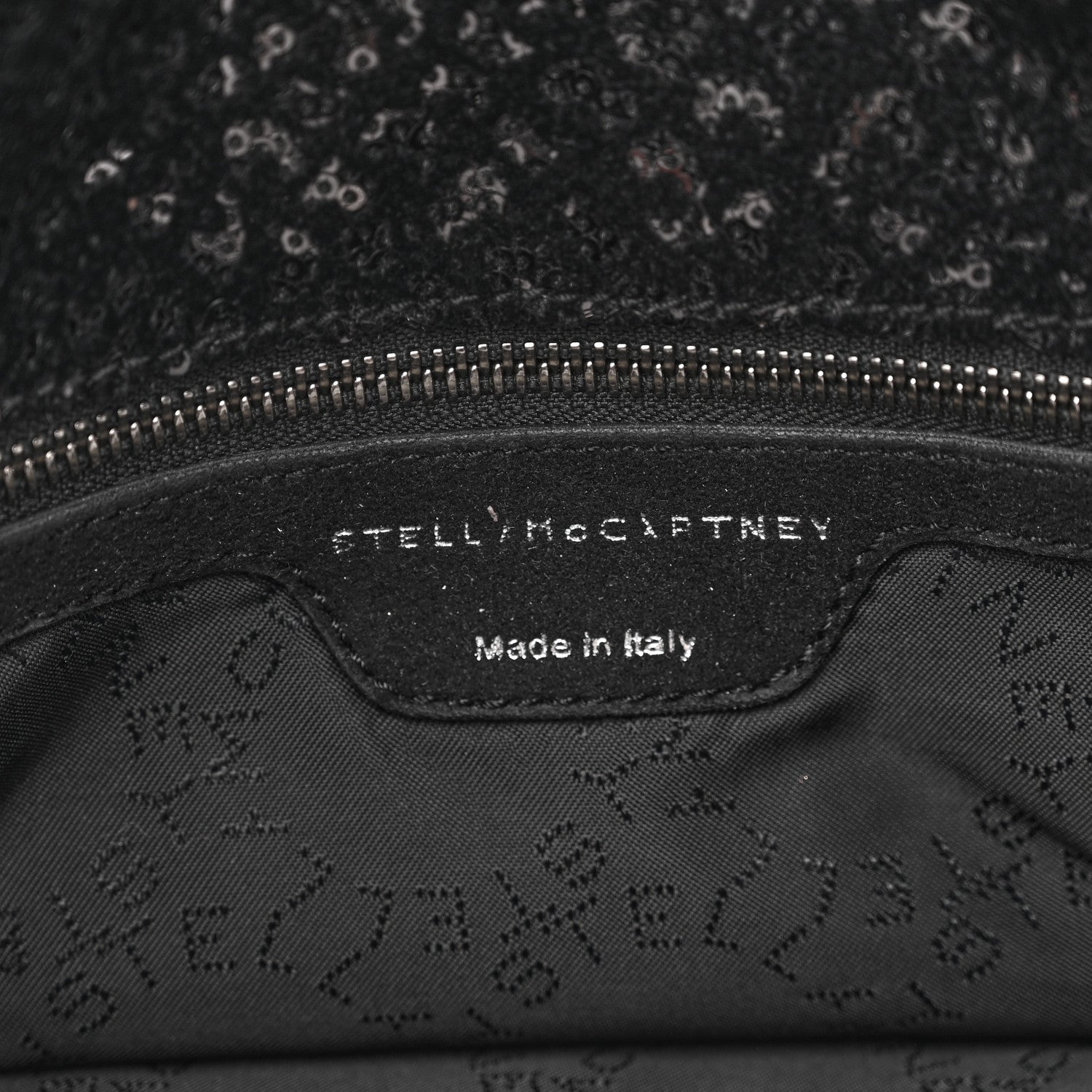 Stella McCartney Sequin Small Falabella Tote Black 6 of 11