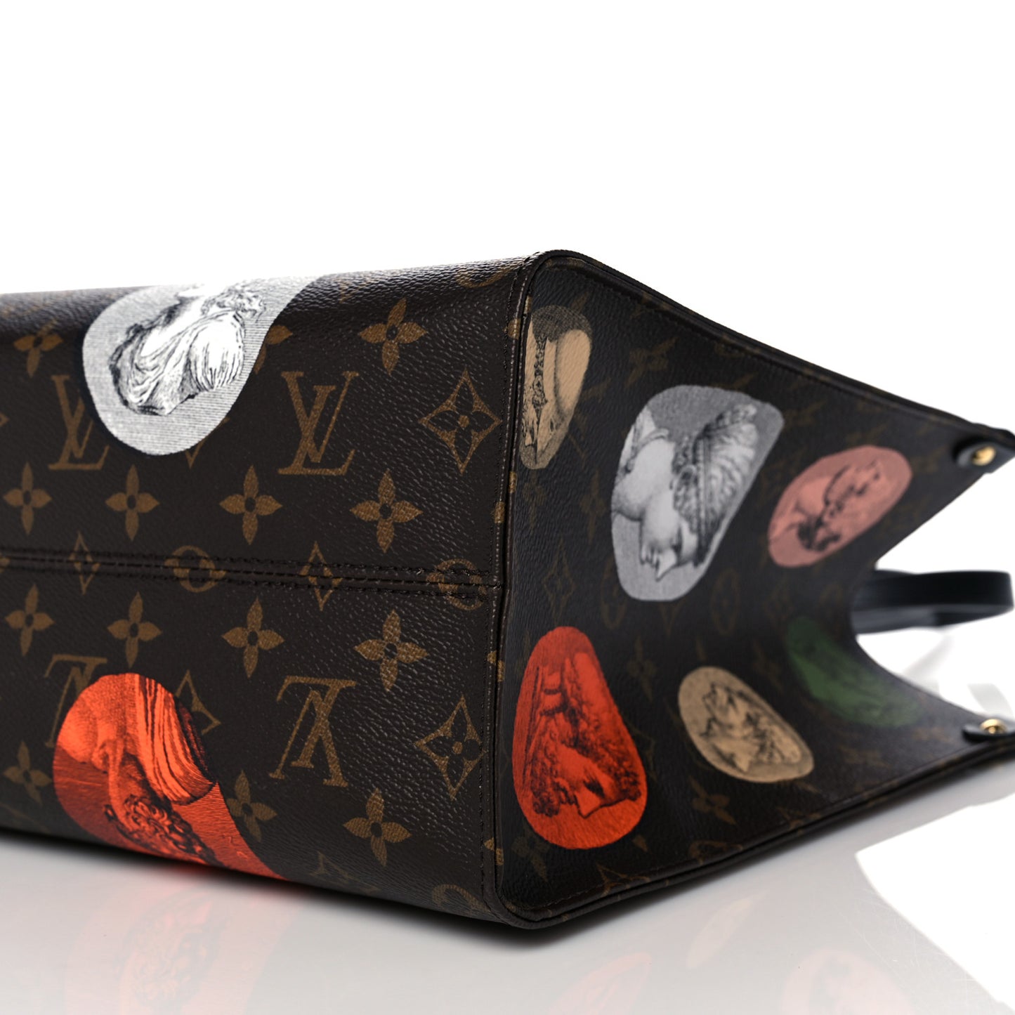 X FORNASETTI Monogram Cameo Onthego MM