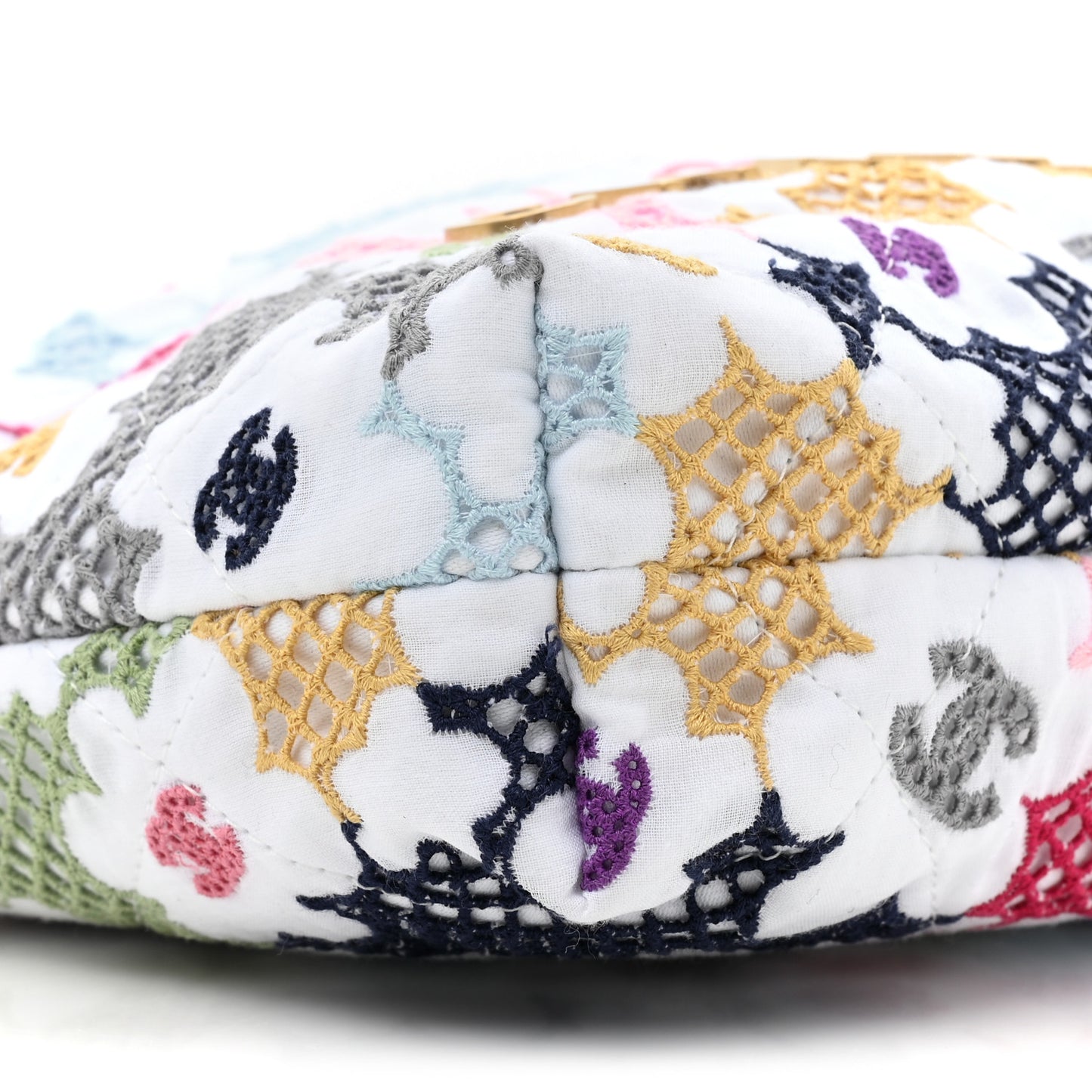 Lace Patchwork Mini Chanel 22 Multicolor