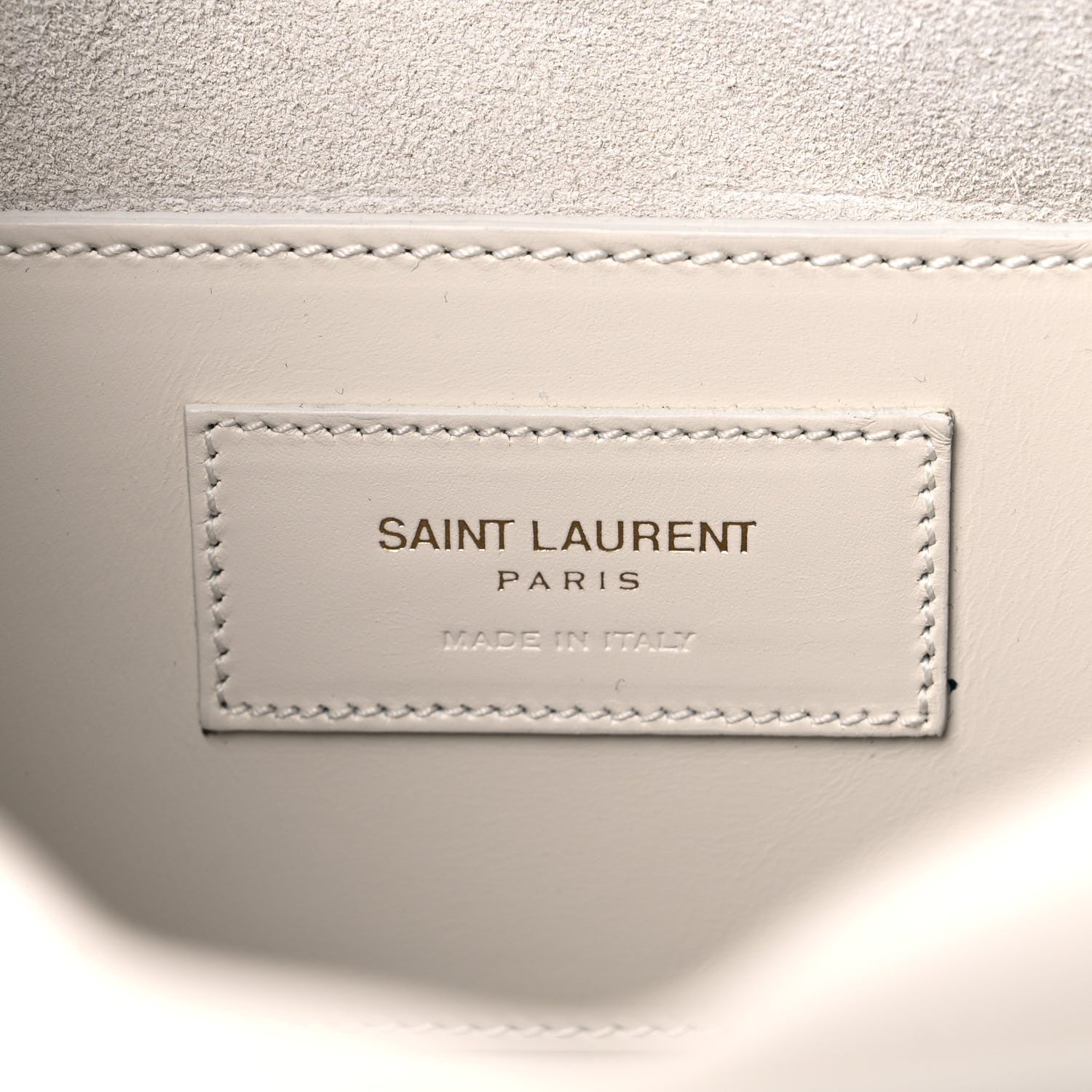 Saint Laurent Calfskin Classic Baby Duffle Porcellana 6 of 16