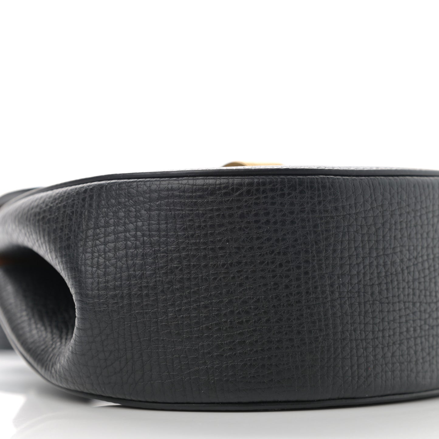 Palmellato Calfskin Rounded Belt Bag Black