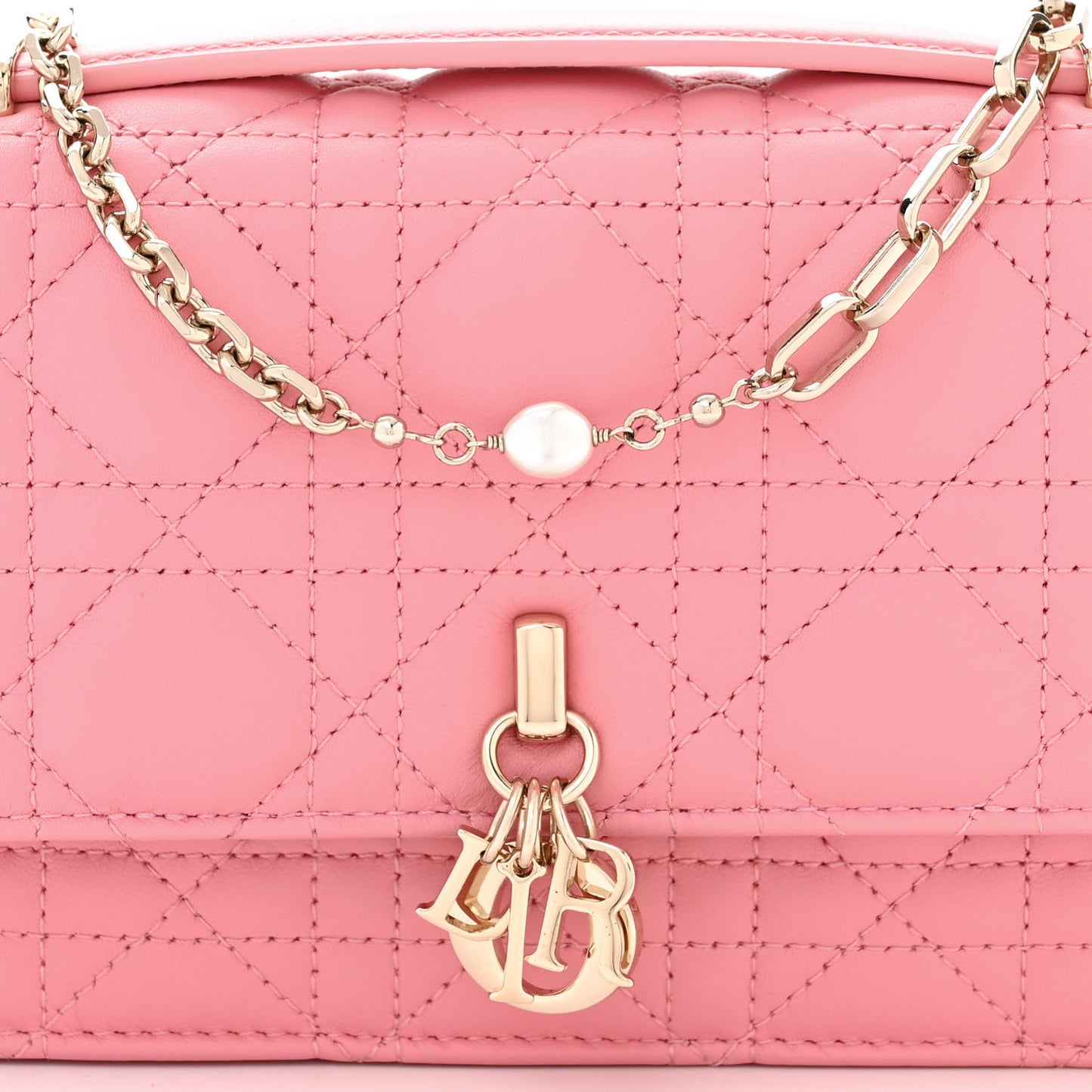 Lambskin Cannage Mini My Dior Bag Pink