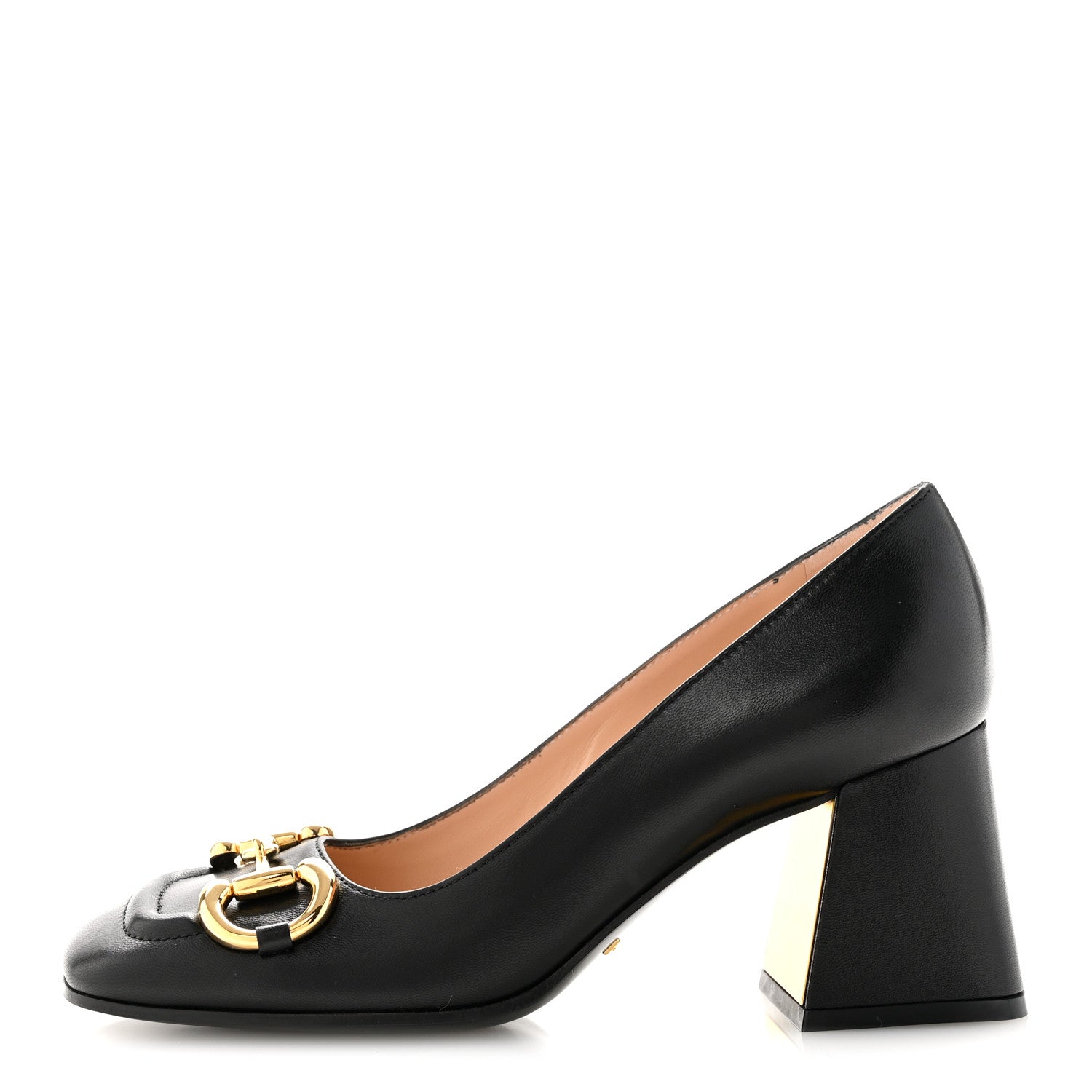 Gucci Malaga Kid Horsebit 75mm Pumps 36 Black 1893405 – FASHIONPHILE