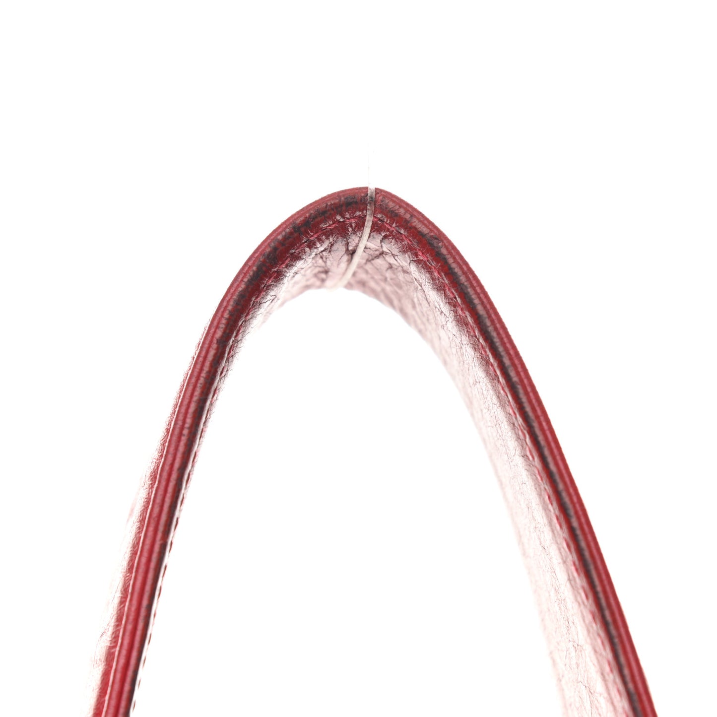 Lambskin Square Stitched Lax Accordion Shoulder Bag Red