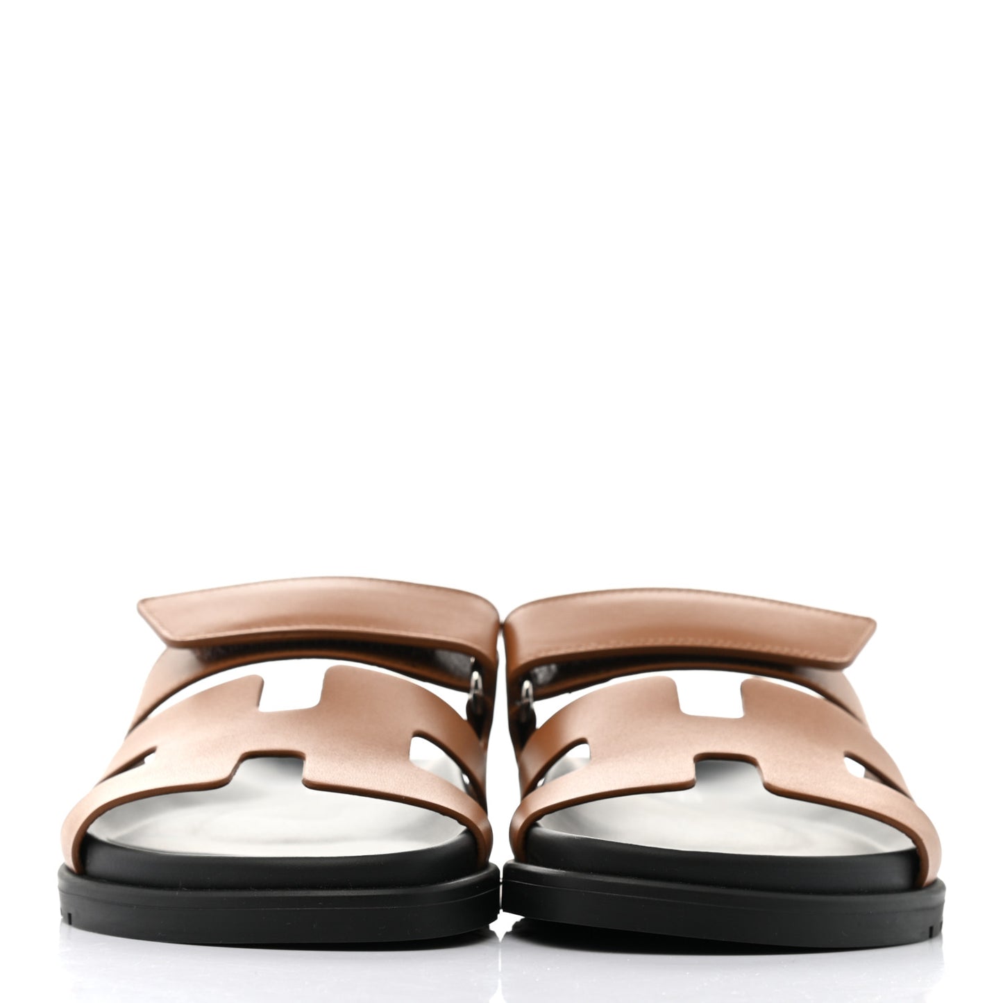 Calfskin Womens Chypre Sandals 35 Gold
