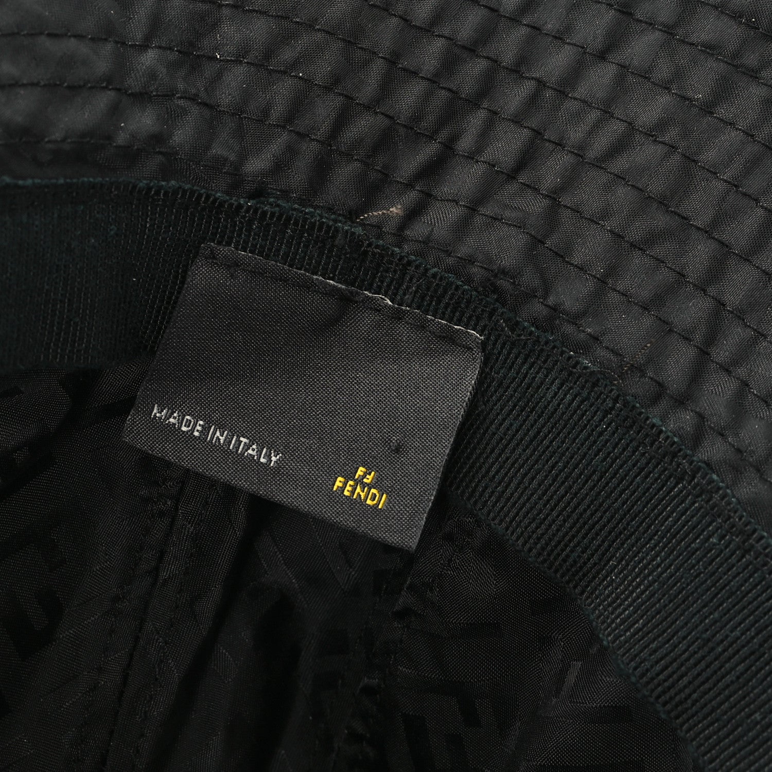 Fendi Zucchino Bucket Hat M Black 8 of 8