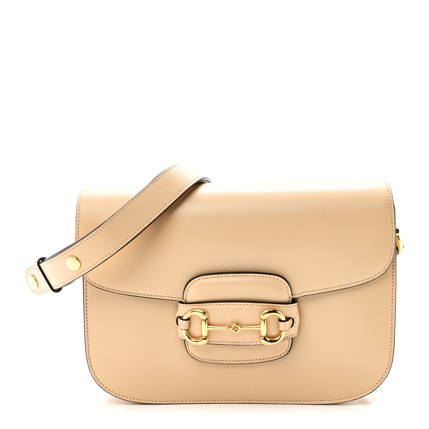 Gucci Azalea Calfskin Horsebit 1955 Shoulder Bag Bubble Tea