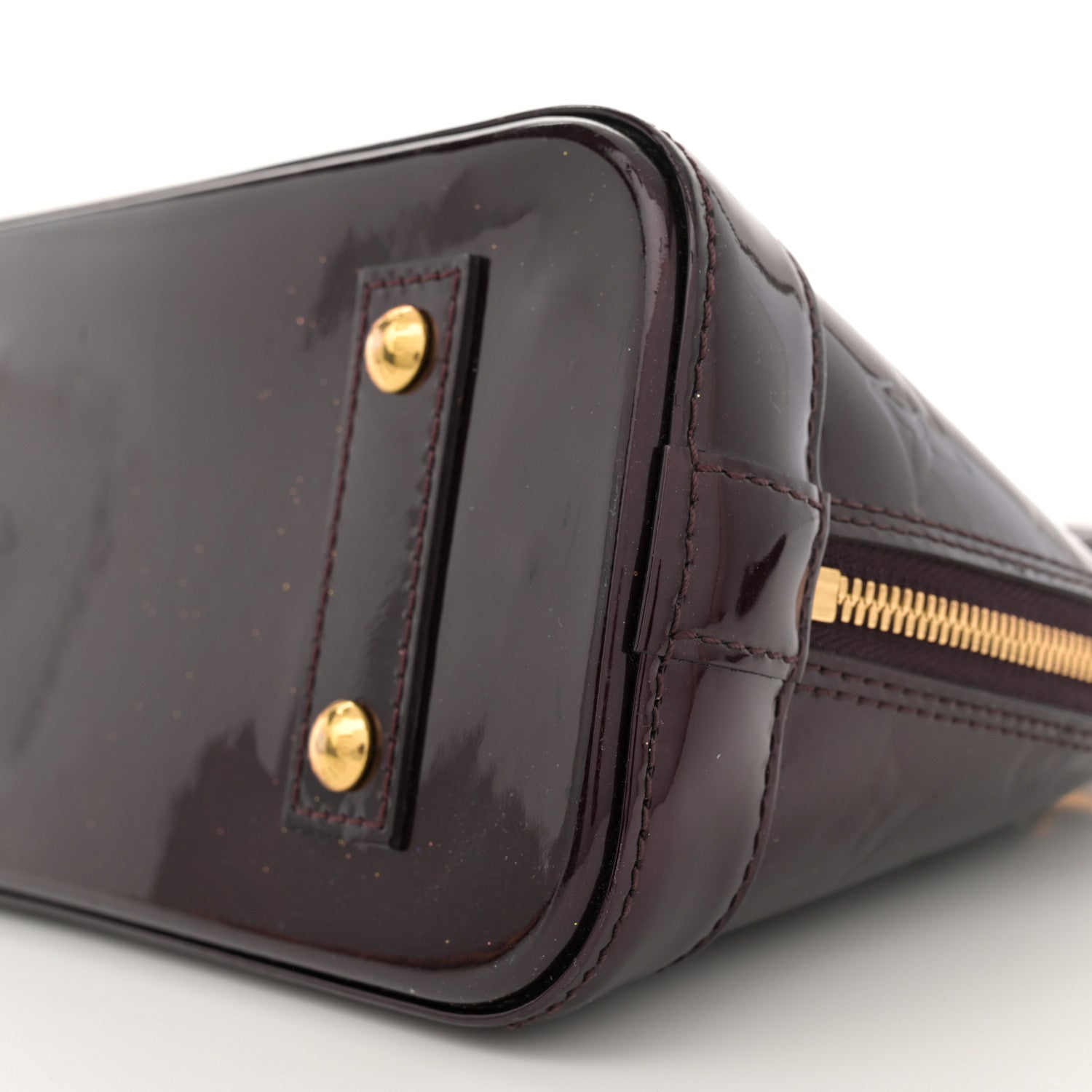 Louis Vuitton Vernis Alma BB Amarante 9 of 11