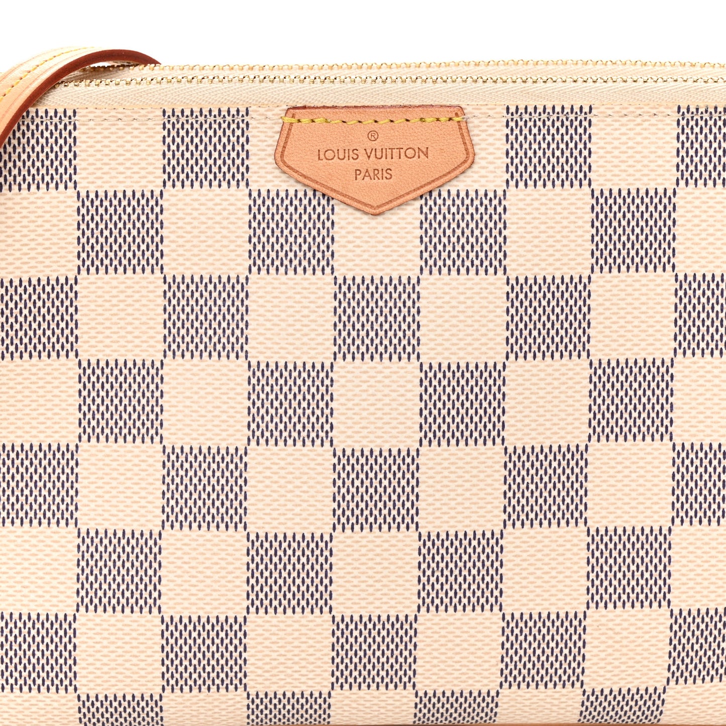 Damier Azur Double Zip Pochette
