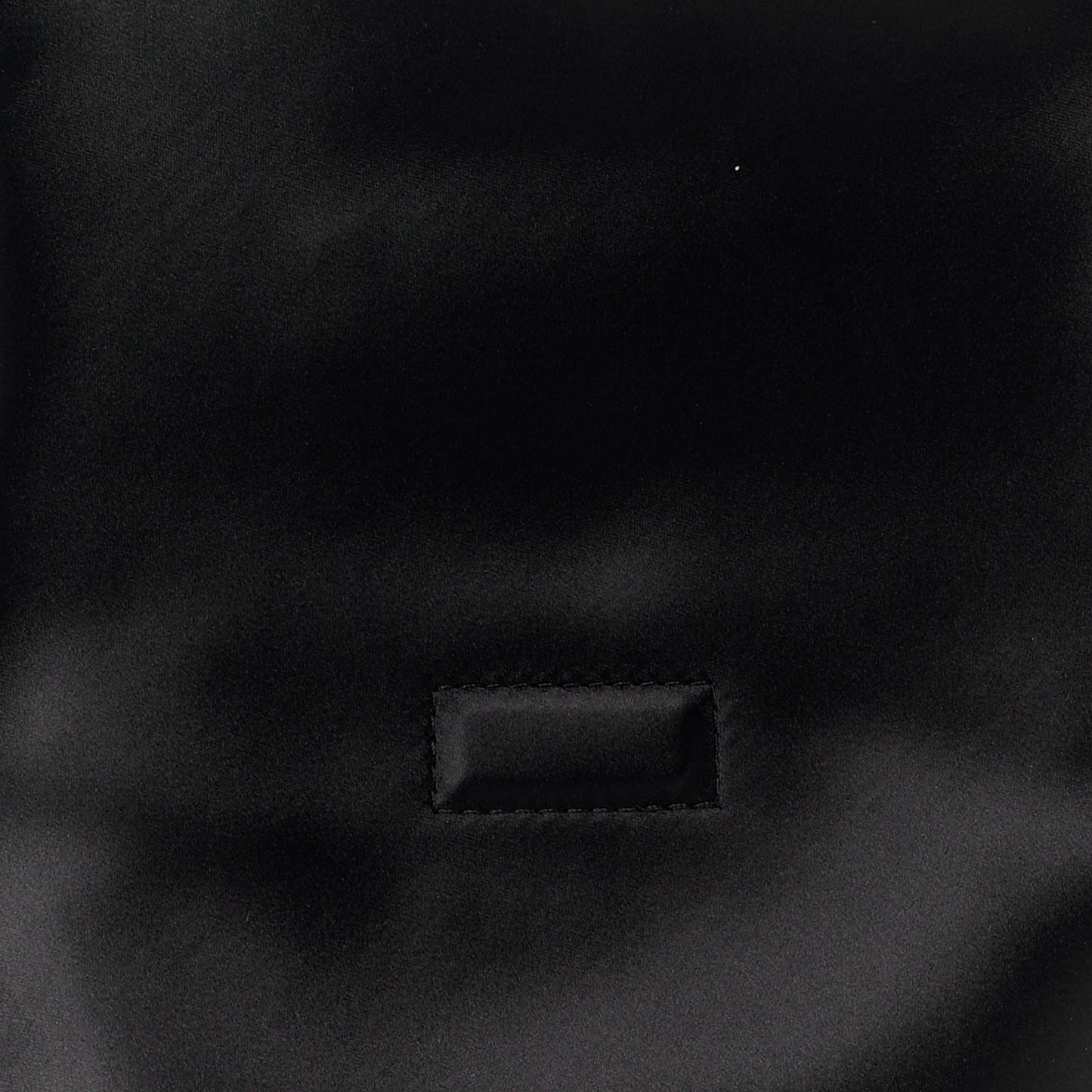 Satin Lunch Bag Clutch Black